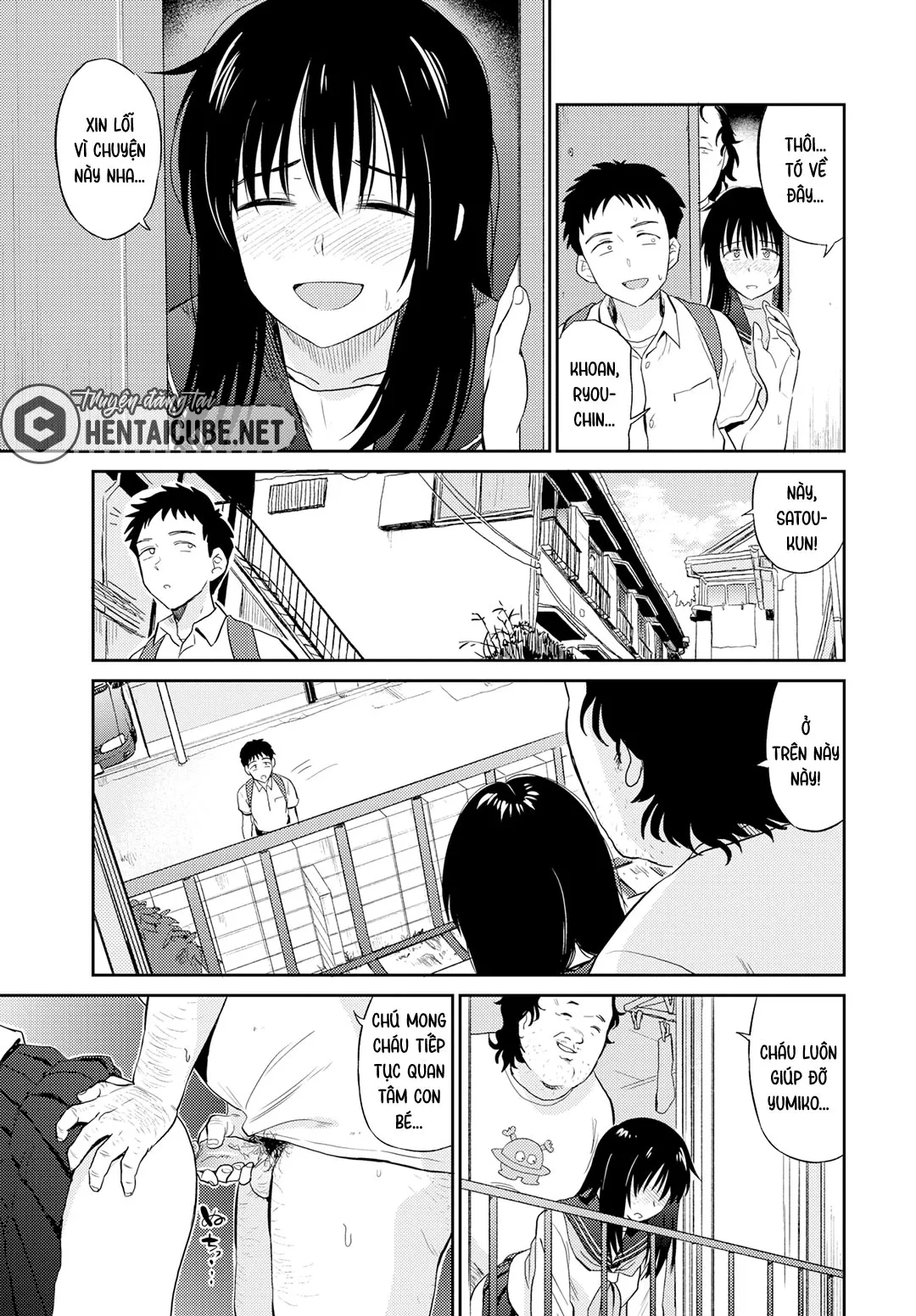 HentaiVN.net - Ảnh 14 - Cháu gái bị sốt [Kaze - Catch a cold; Cold] - Oneshot