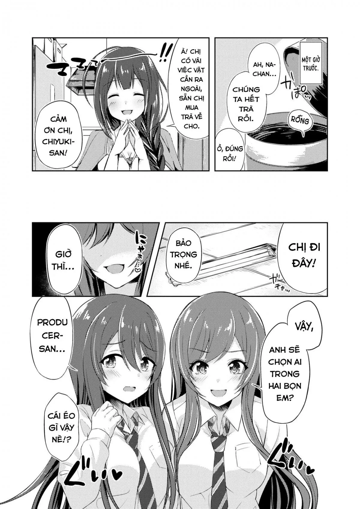HentaiVN.net - Ảnh 5 - Sự quyến rũ của cặp song sinh [Yuuwaku Twins ; The Twins' Seduction] - Oneshot