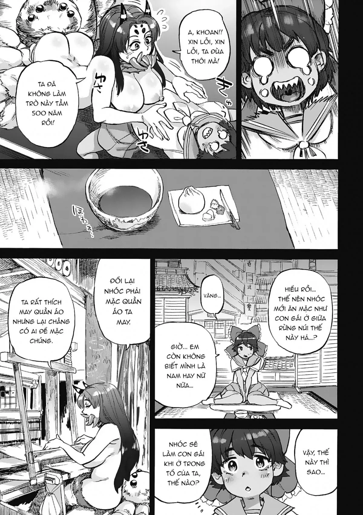 HentaiVN.net - Ảnh 10 - Nữ thần Nhện [おうまがとき-異種婚姻浪漫譚-] - Siêu ngọt