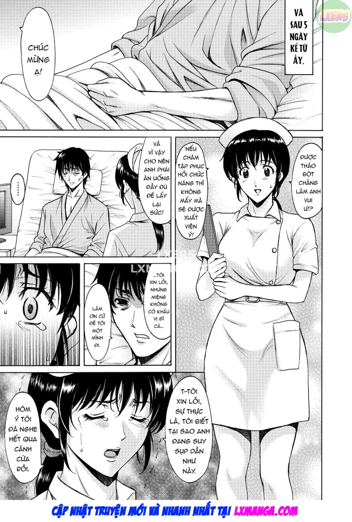 HentaiVN.net - Ảnh 6 - Descend Hospital Netorare [Oshikake Byouin Netorare-ka] - Chap 4