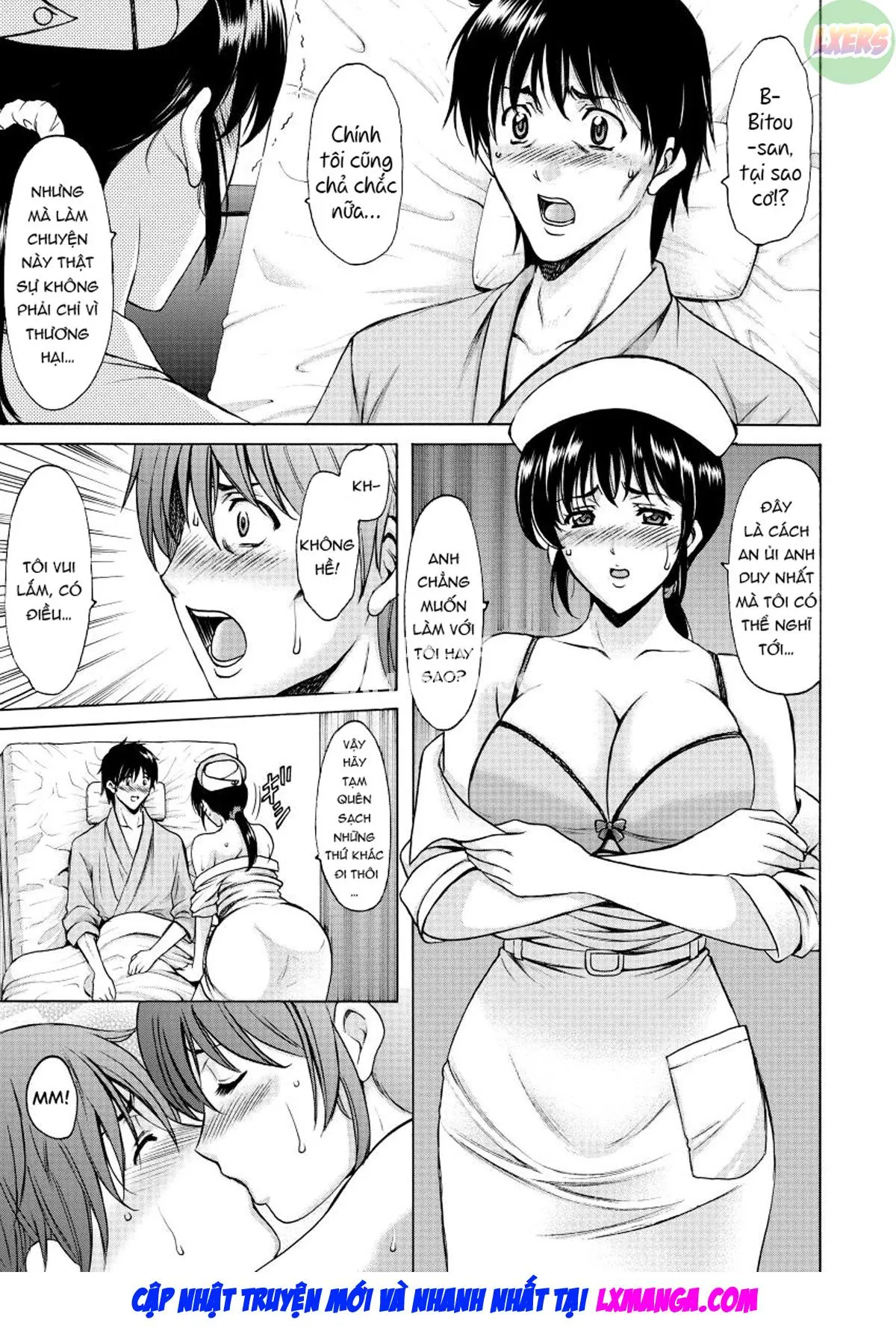 HentaiVN.net - Ảnh 8 - Descend Hospital Netorare [Oshikake Byouin Netorare-ka] - Chap 4