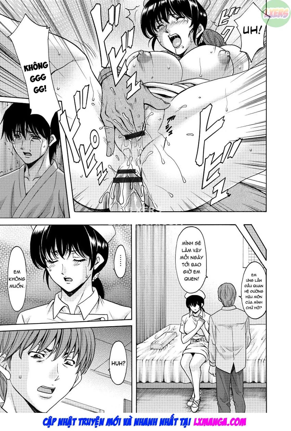 HentaiVN.net - Ảnh 18 - Descend Hospital Netorare [Oshikake Byouin Netorare-ka] - Chap 7