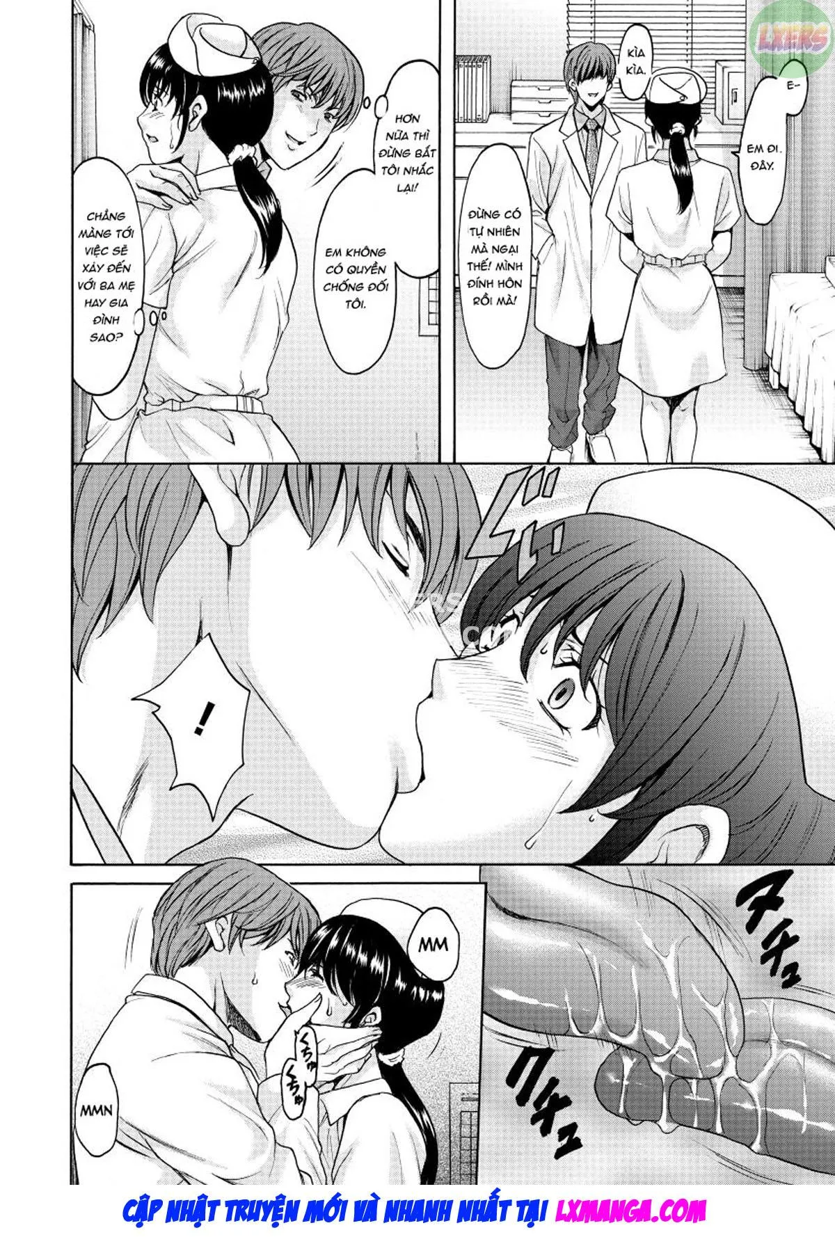 HentaiVN.net - Ảnh 3 - Descend Hospital Netorare [Oshikake Byouin Netorare-ka] - Chap 7