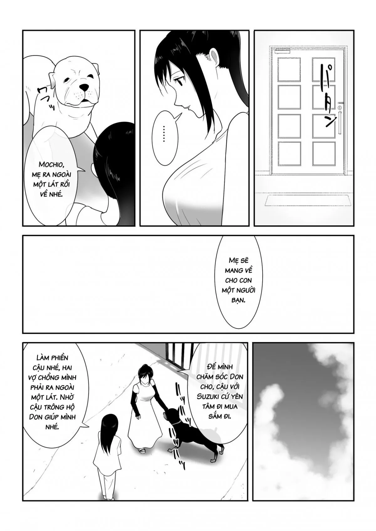 HentaiVN.net - Ảnh 12 - Chó đến chơi nhà! [Wagaya ni Inu ga Yattekita] - Chap 1