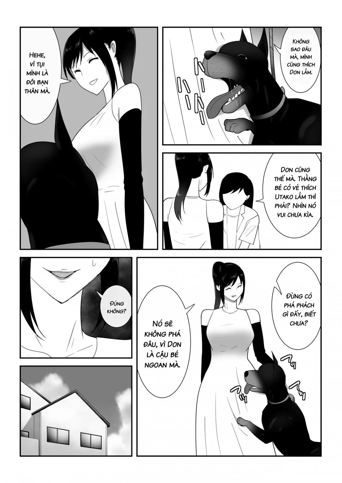 HentaiVN.net - Ảnh 13 - Chó đến chơi nhà! [Wagaya ni Inu ga Yattekita] - Chap 1