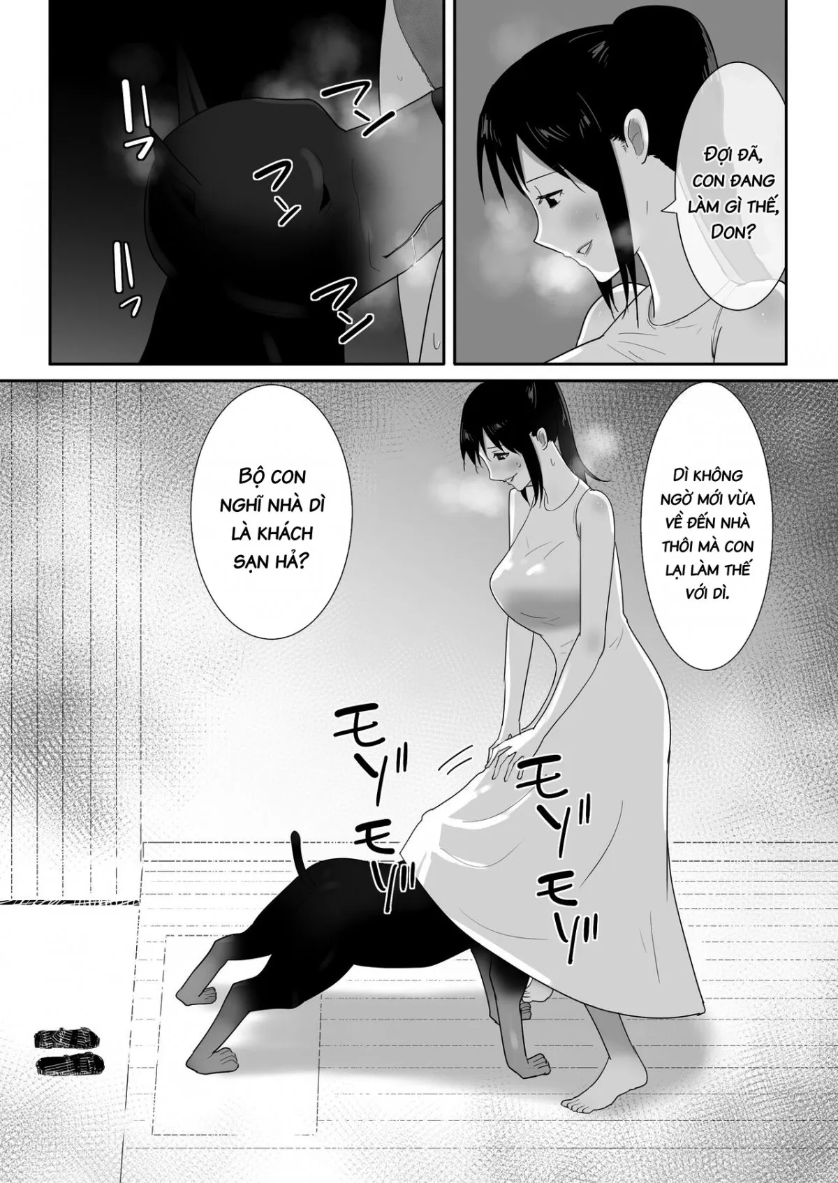 HentaiVN.net - Ảnh 14 - Chó đến chơi nhà! [Wagaya ni Inu ga Yattekita] - Chap 1