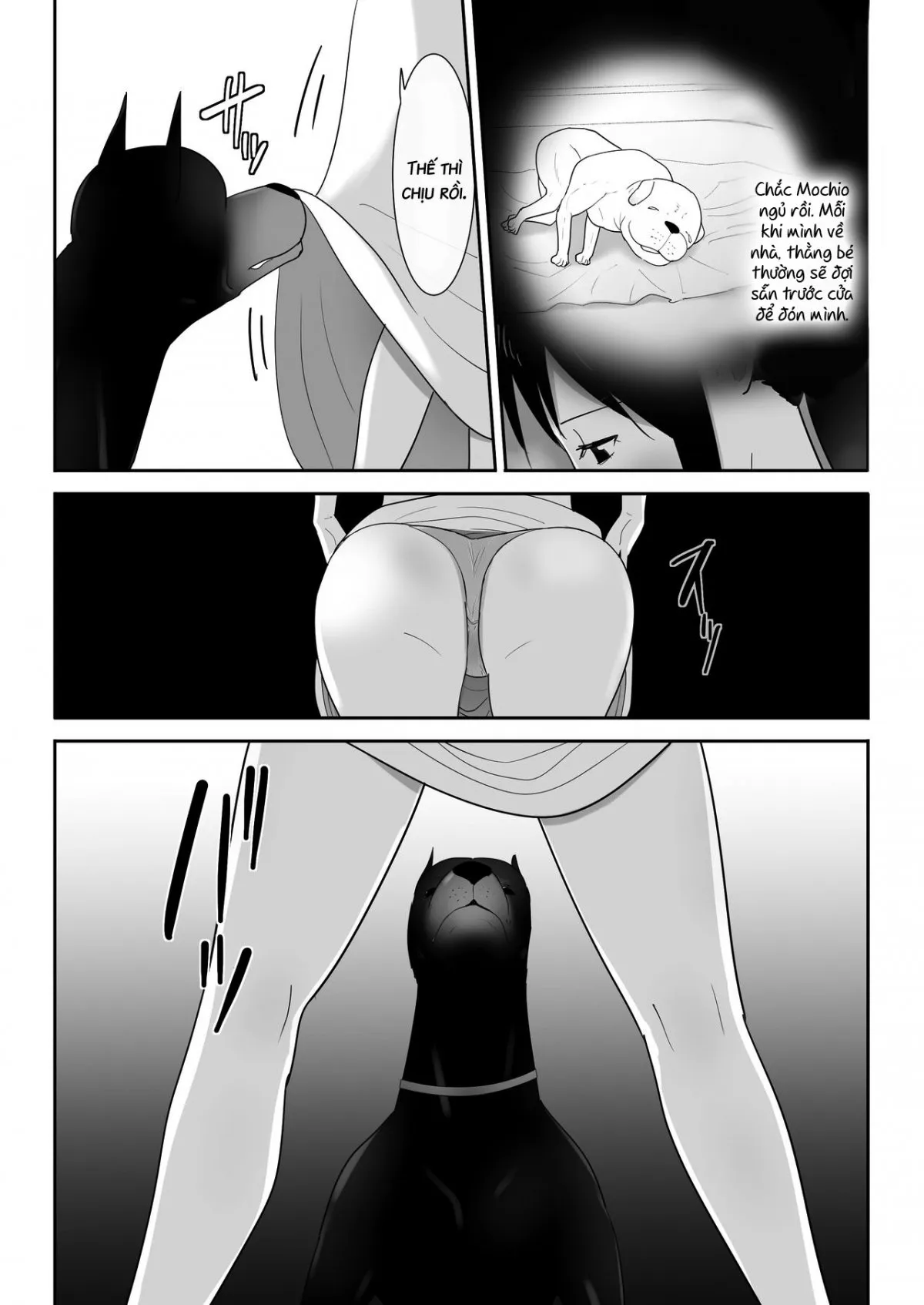 HentaiVN.net - Ảnh 15 - Chó đến chơi nhà! [Wagaya ni Inu ga Yattekita] - Chap 1