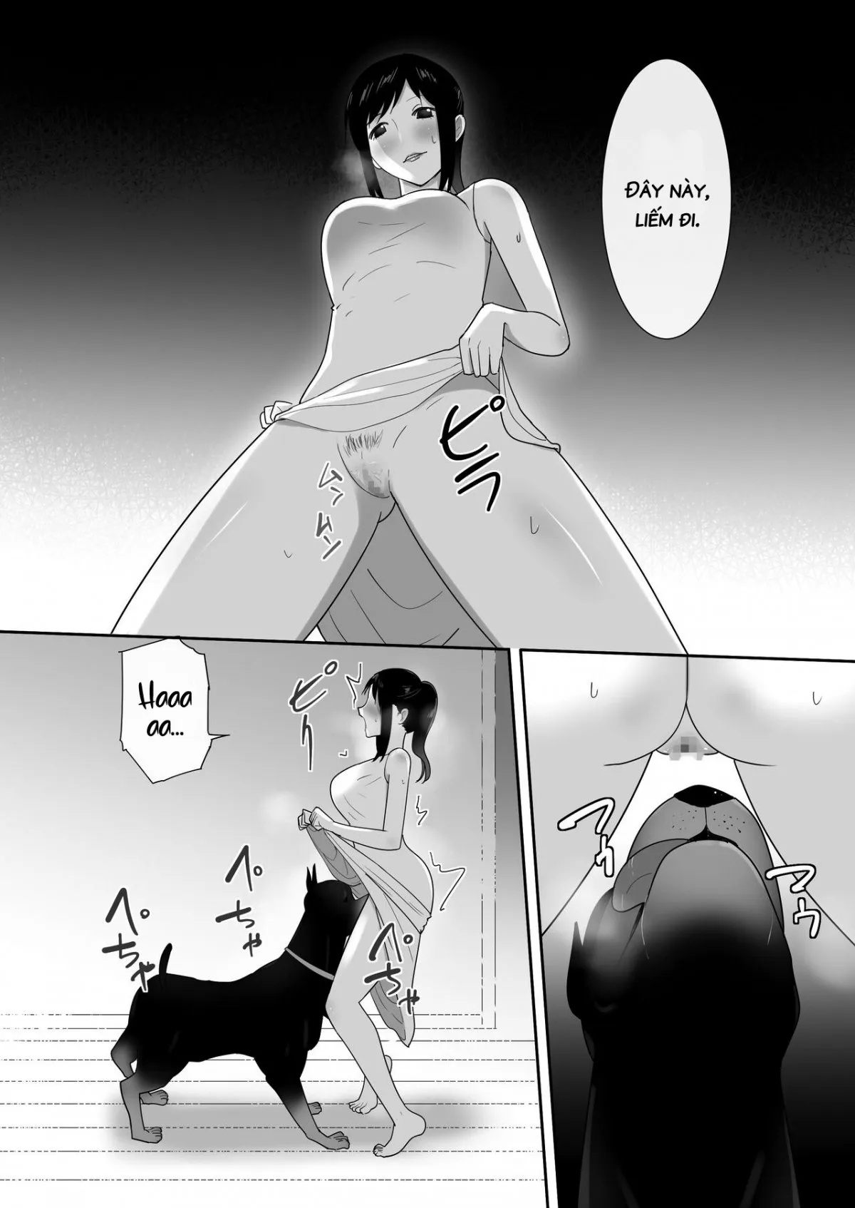 HentaiVN.net - Ảnh 16 - Chó đến chơi nhà! [Wagaya ni Inu ga Yattekita] - Chap 1