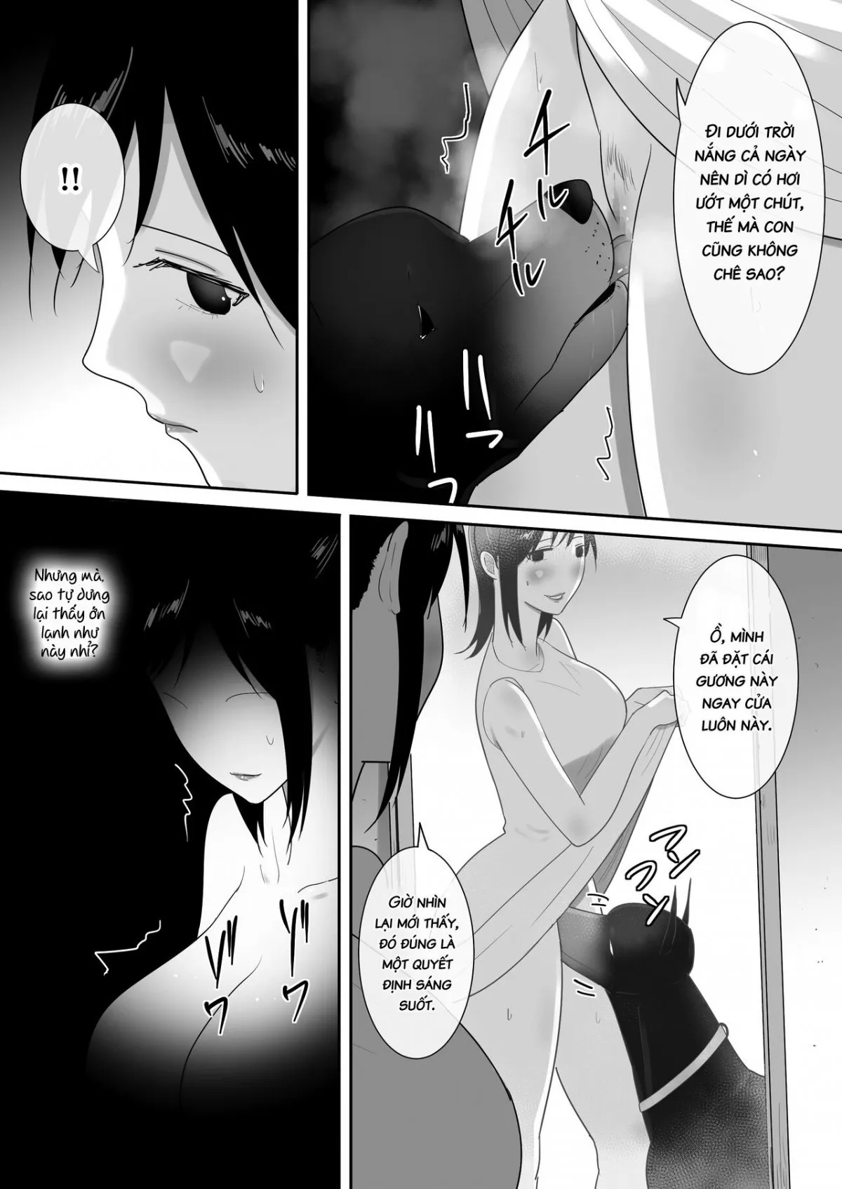 HentaiVN.net - Ảnh 17 - Chó đến chơi nhà! [Wagaya ni Inu ga Yattekita] - Chap 1