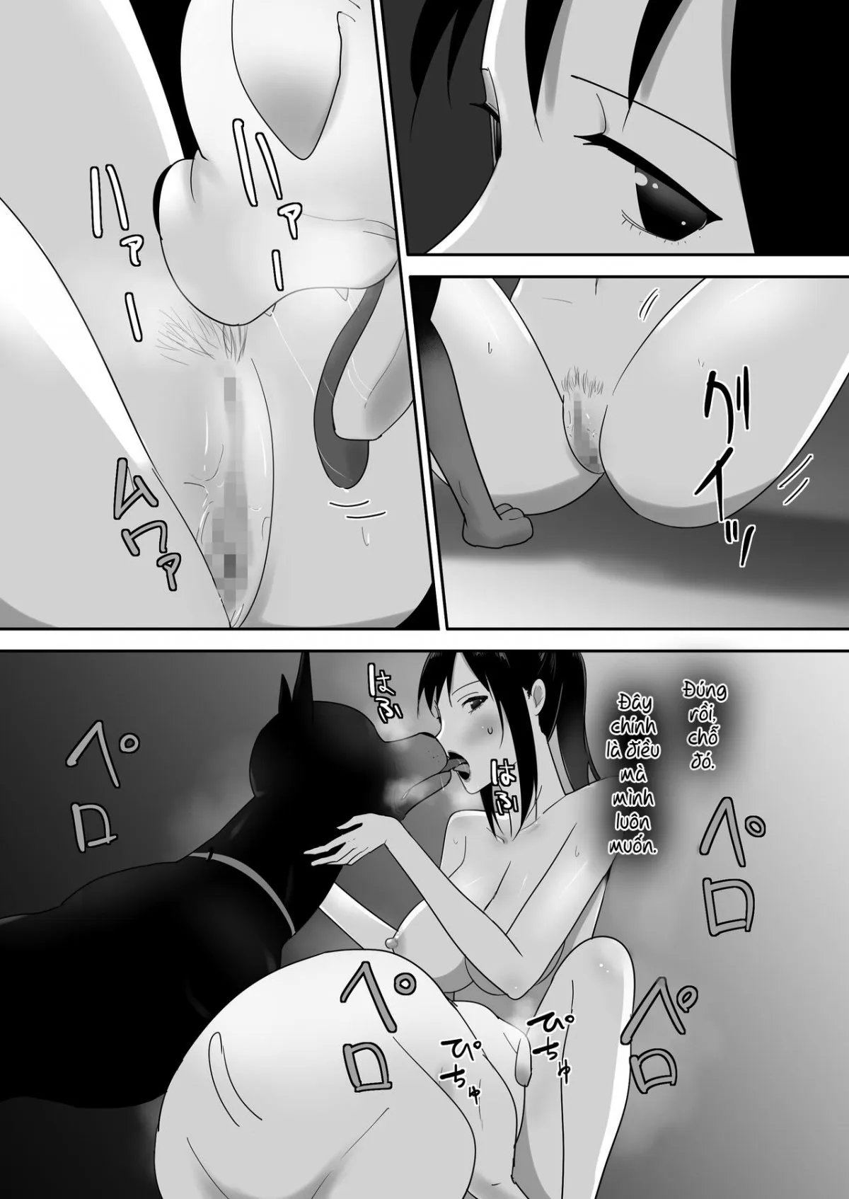 HentaiVN.net - Ảnh 24 - Chó đến chơi nhà! [Wagaya ni Inu ga Yattekita] - Chap 1