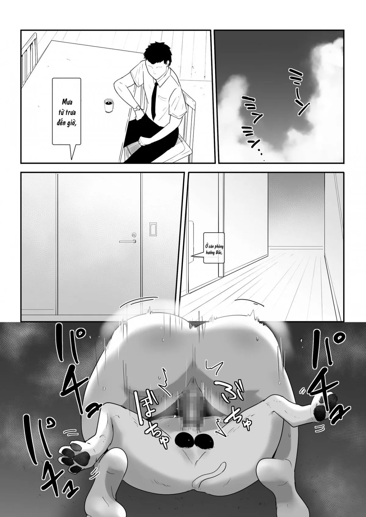 HentaiVN.net - Ảnh 3 - Chó đến chơi nhà! [Wagaya ni Inu ga Yattekita] - Chap 1