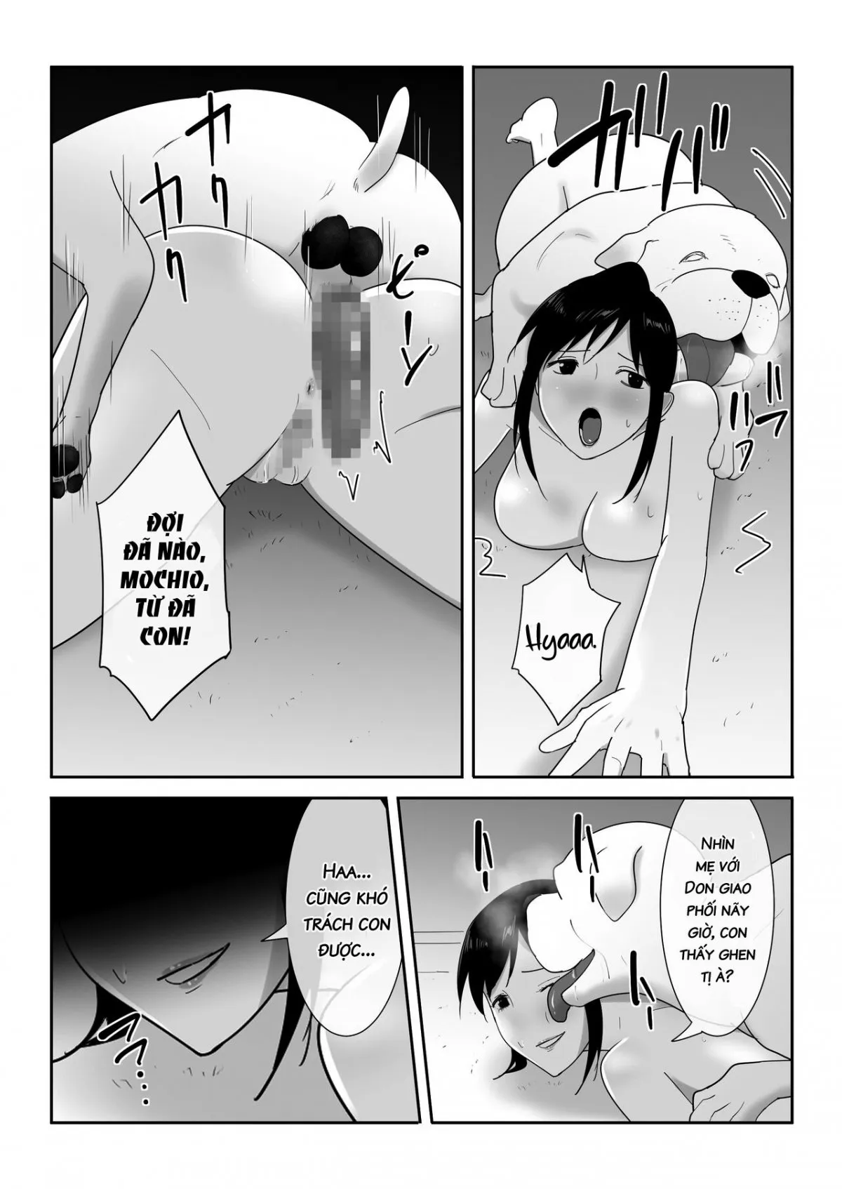 HentaiVN.net - Ảnh 11 - Chó đến chơi nhà! [Wagaya ni Inu ga Yattekita] - Chap 2