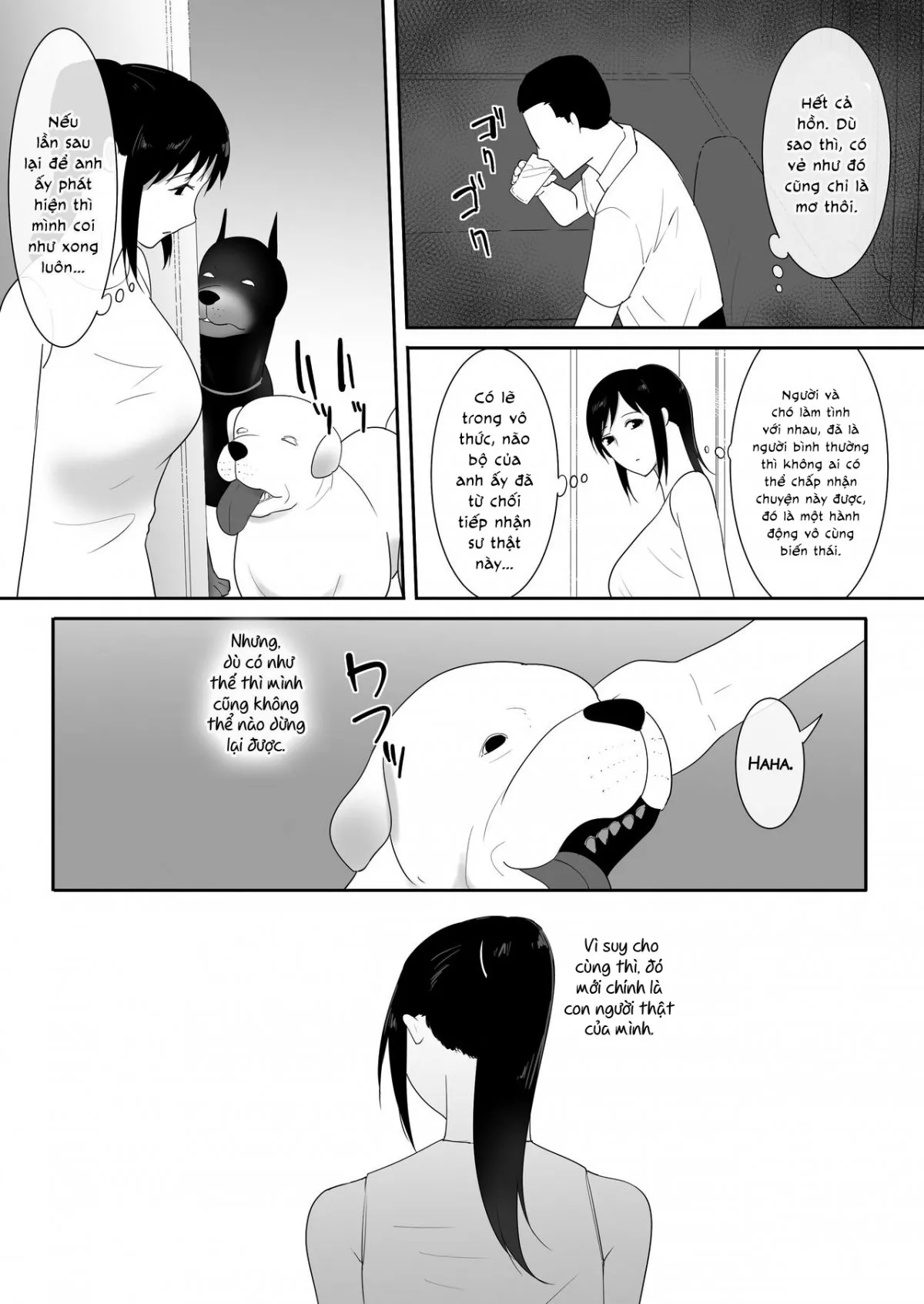 HentaiVN.net - Ảnh 32 - Chó đến chơi nhà! [Wagaya ni Inu ga Yattekita] - Chap 2