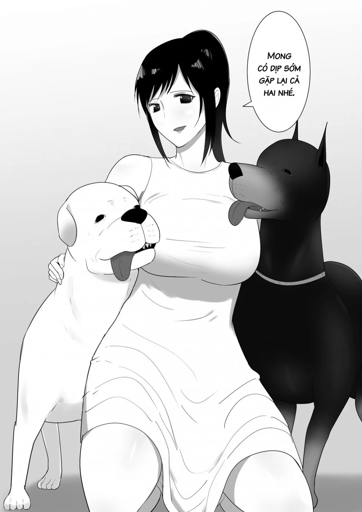 HentaiVN.net - Ảnh 33 - Chó đến chơi nhà! [Wagaya ni Inu ga Yattekita] - Chap 2