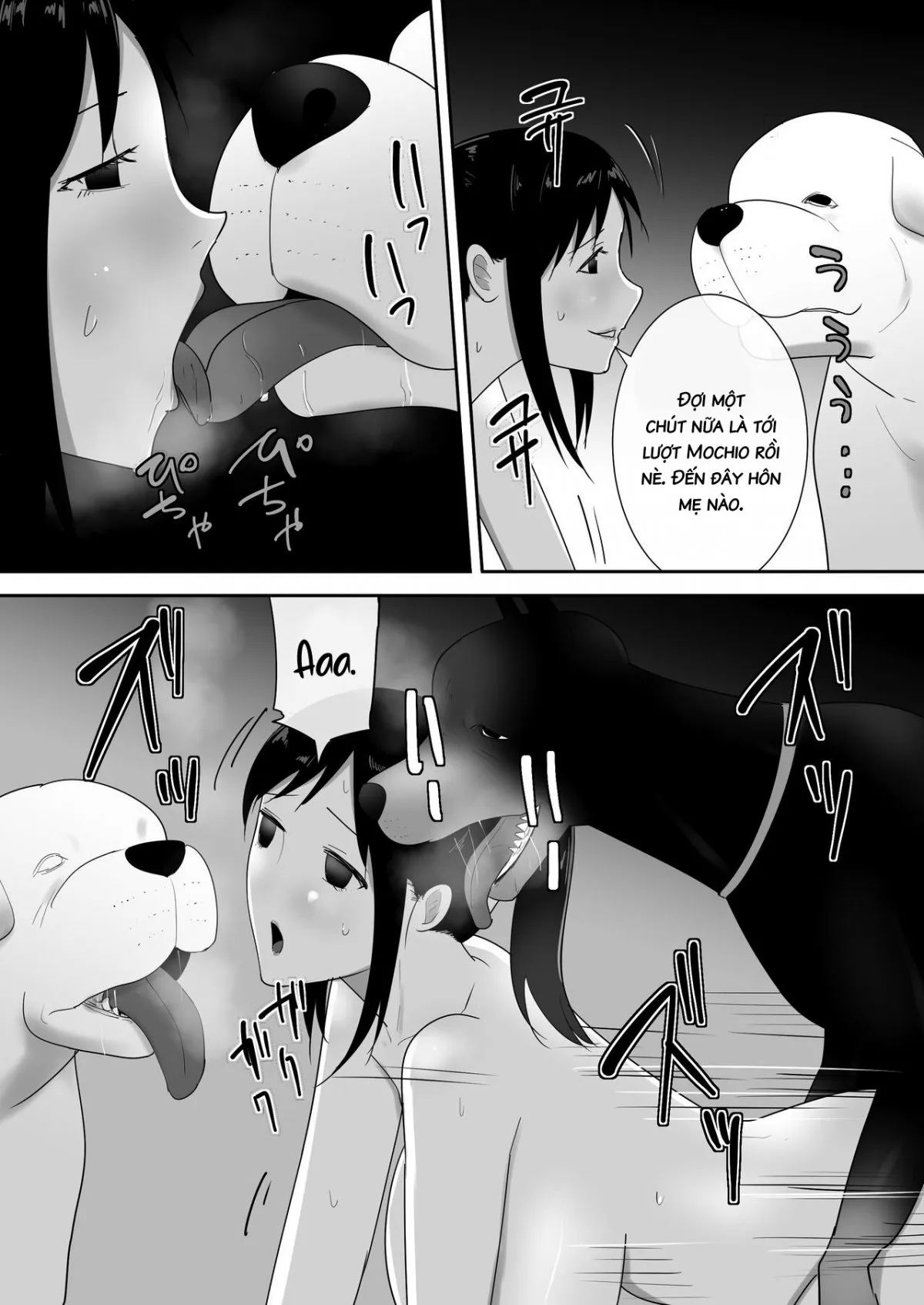 HentaiVN.net - Ảnh 5 - Chó đến chơi nhà! [Wagaya ni Inu ga Yattekita] - Chap 2