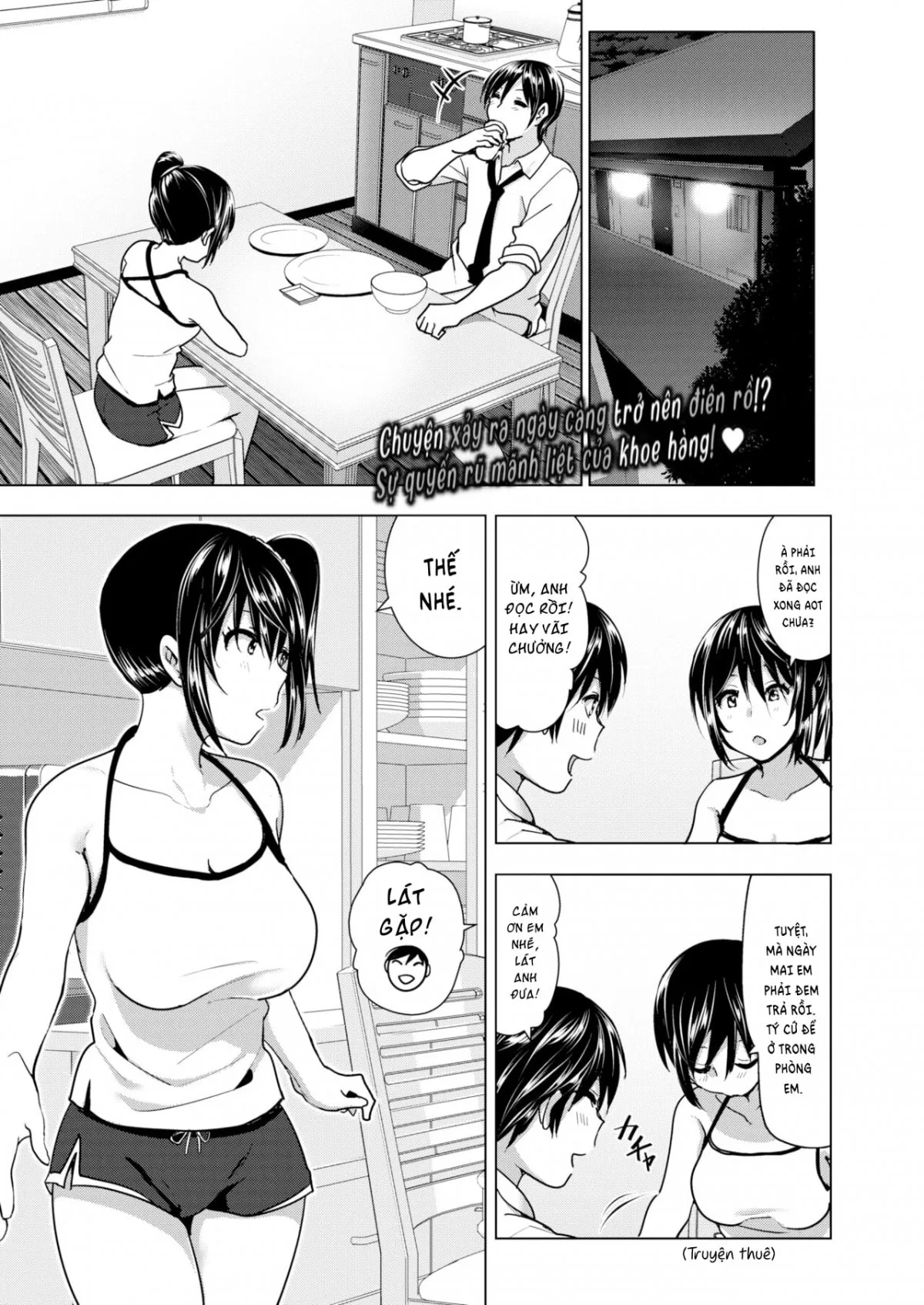 HentaiVN.net - Ảnh 2 - Bộ Ngực Trần Lộ Liễu Của Con Em Gái Tôi - Oneshot