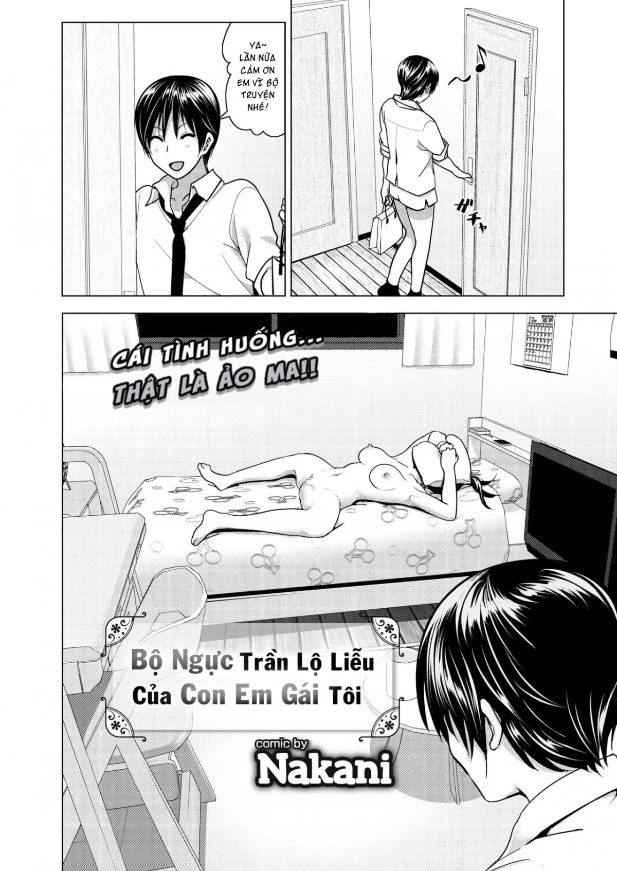 HentaiVN.net - Ảnh 3 - Bộ Ngực Trần Lộ Liễu Của Con Em Gái Tôi - Oneshot
