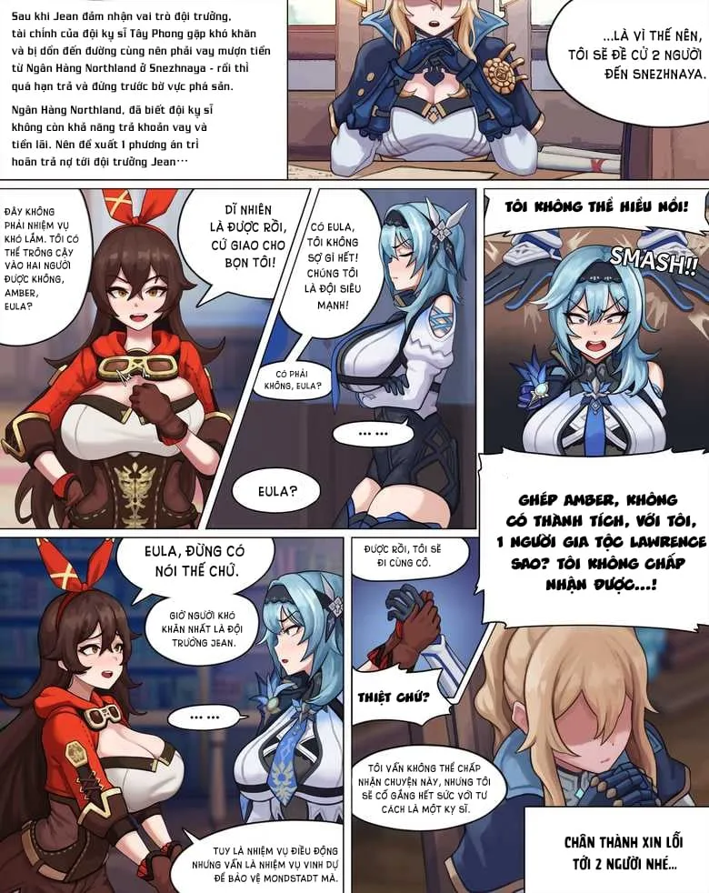 HentaiVN.net - Ảnh 2 - Sexual Service Mission of Knights of Favonius - Chap 1