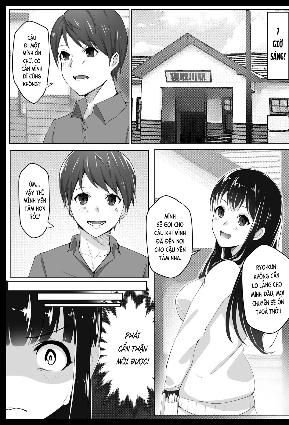 HentaiVN.net - Ảnh 5 - Kurokami Joukyou Shoujo to Otoko darake no Sharehouse [黒髪上京少女と男だらけのシェアハウス] - Chap 1