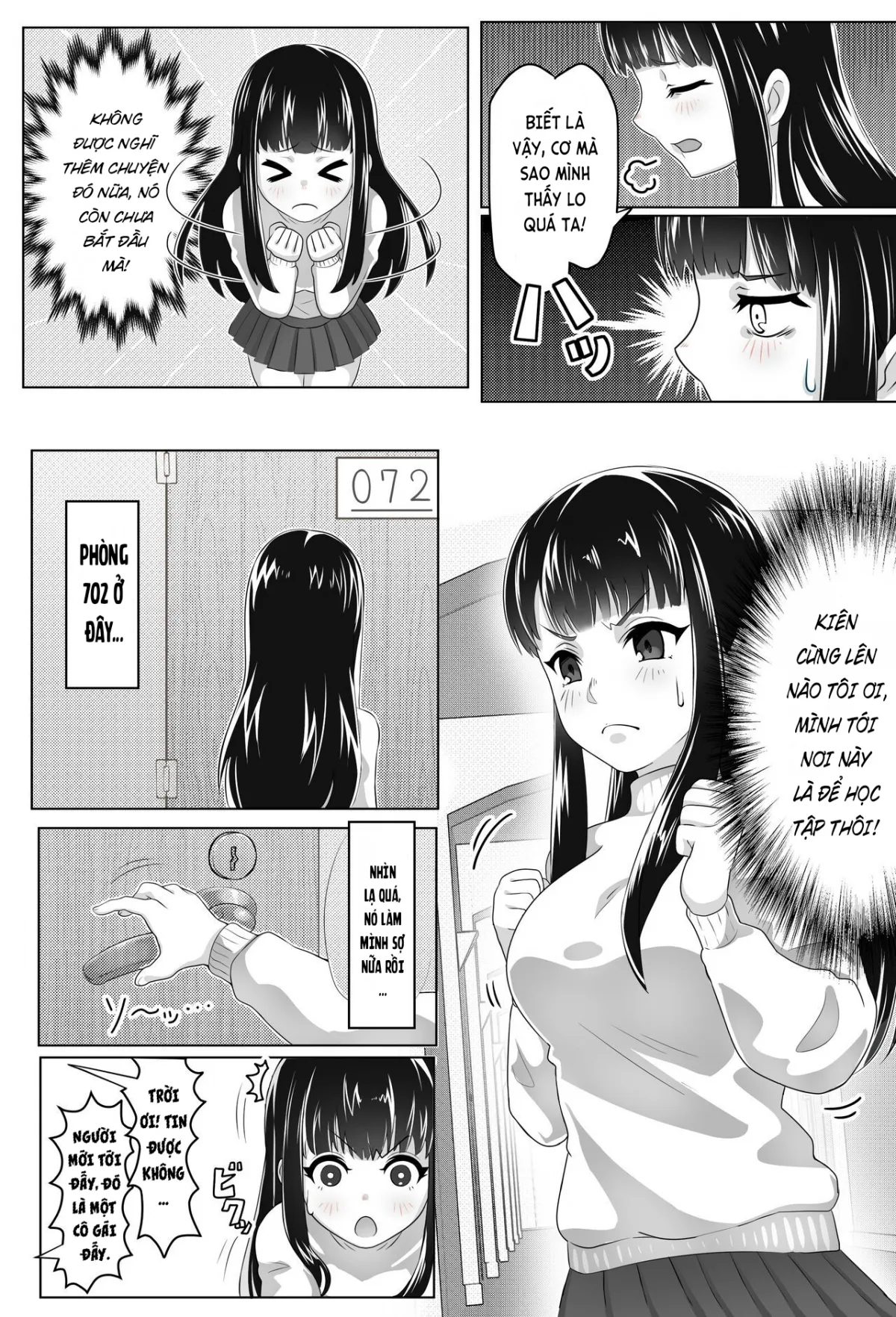 HentaiVN.net - Ảnh 6 - Kurokami Joukyou Shoujo to Otoko darake no Sharehouse [黒髪上京少女と男だらけのシェアハウス] - Chap 1