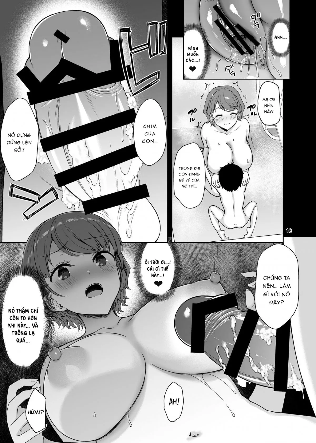 HentaiVN.net - Ảnh 16 - My Mom Turns Into a Slut for My Little Brother, and Him Alone [Boku no Mama wa Otouto no Mae de dake Dosukebe ni Naru] - Oneshot_1