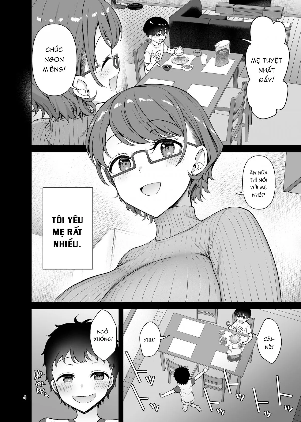 HentaiVN.net - Ảnh 4 - My Mom Turns Into a Slut for My Little Brother, and Him Alone [Boku no Mama wa Otouto no Mae de dake Dosukebe ni Naru] - Oneshot_1