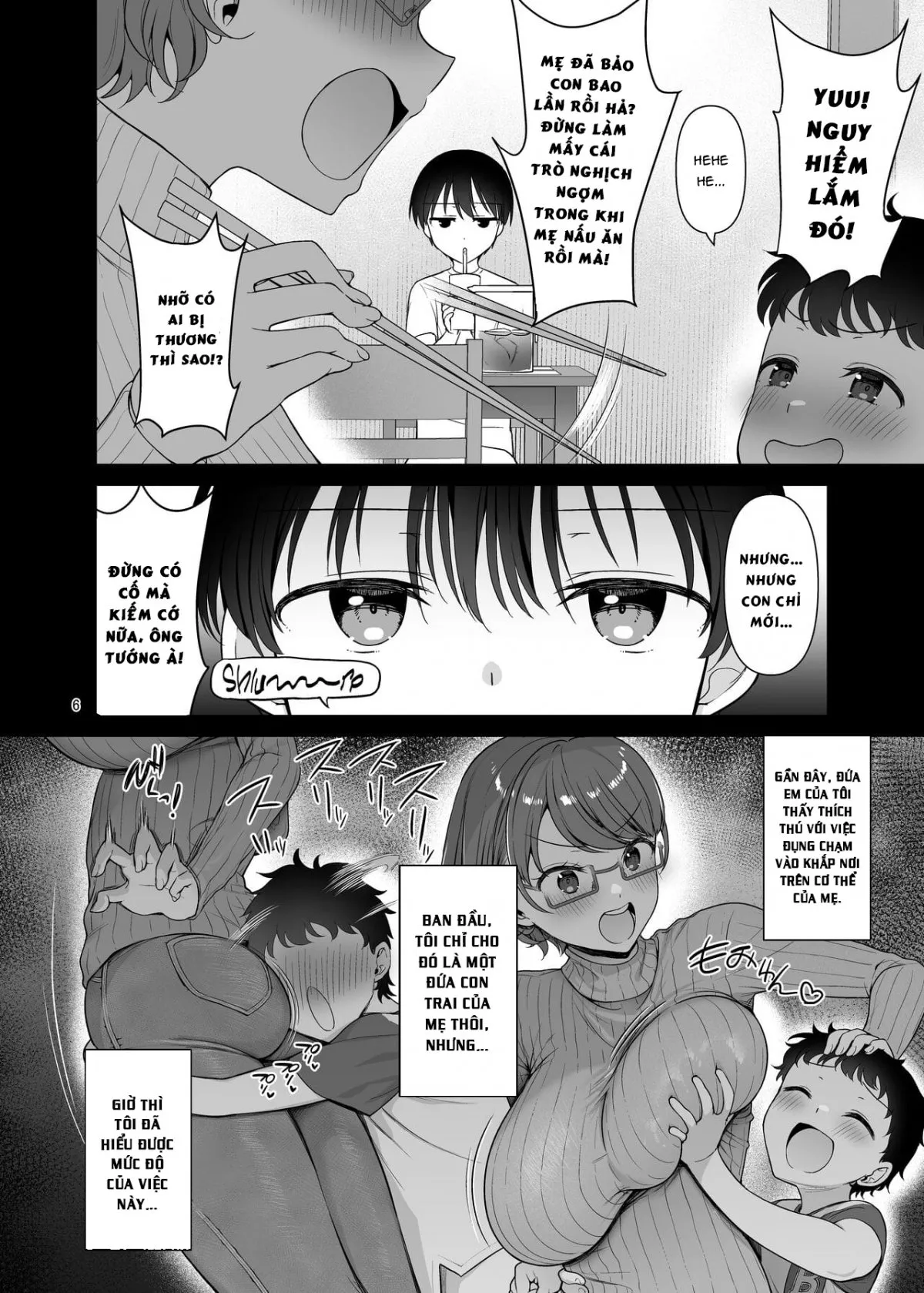 HentaiVN.net - Ảnh 6 - My Mom Turns Into a Slut for My Little Brother, and Him Alone [Boku no Mama wa Otouto no Mae de dake Dosukebe ni Naru] - Oneshot_1