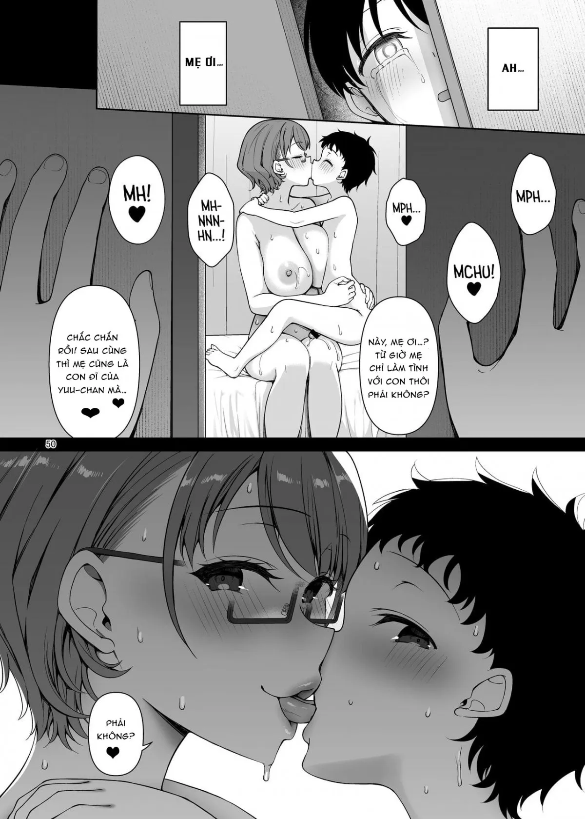 HentaiVN.net - Ảnh 26 - My Mom Turns Into a Slut for My Little Brother, and Him Alone [Boku no Mama wa Otouto no Mae de dake Dosukebe ni Naru] - Oneshot_2_END