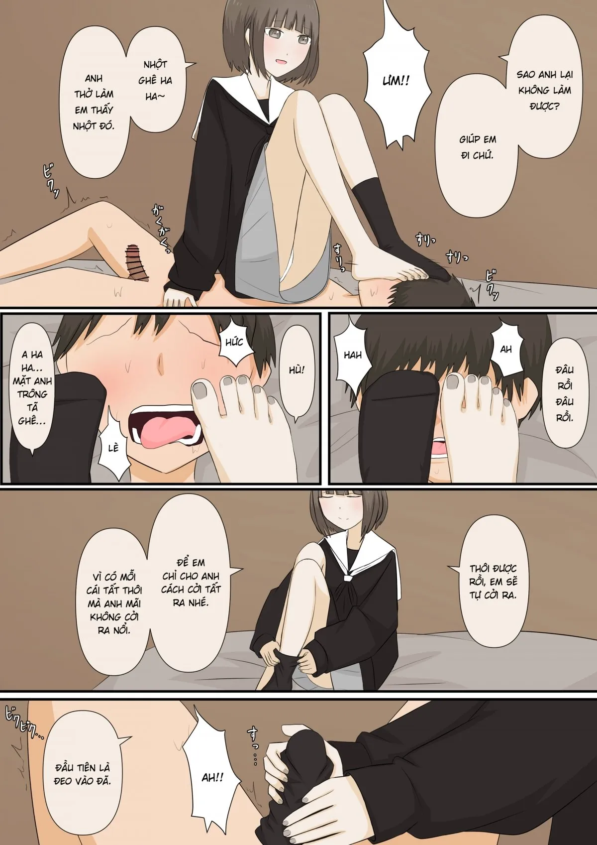 HentaiVN.net - Ảnh 16 - Ashizeme Kanojo _1 [足責め彼女_1] - Oneshot