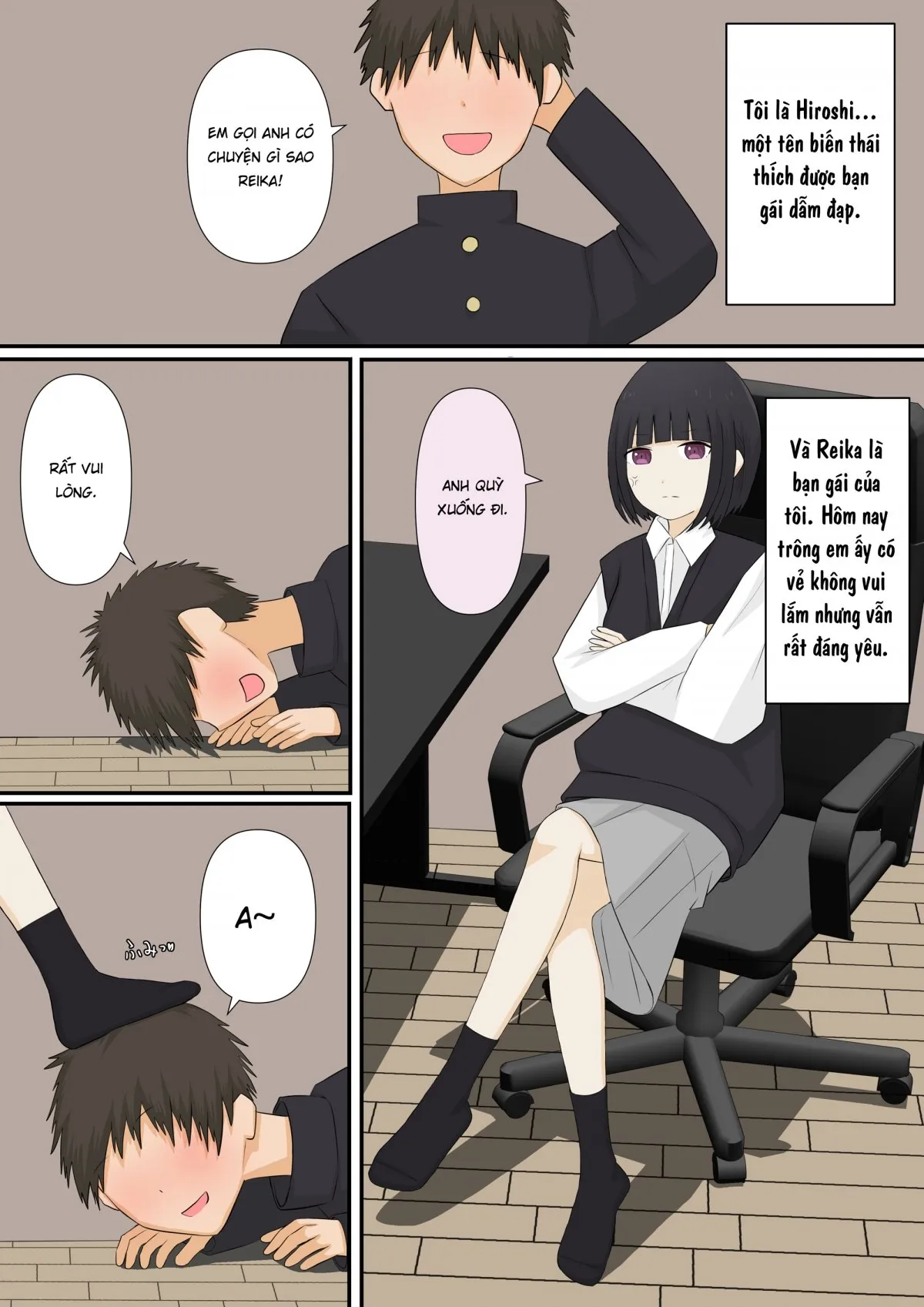 HentaiVN.net - Ảnh 26 - Ashizeme Kanojo _1 [足責め彼女_1] - Oneshot