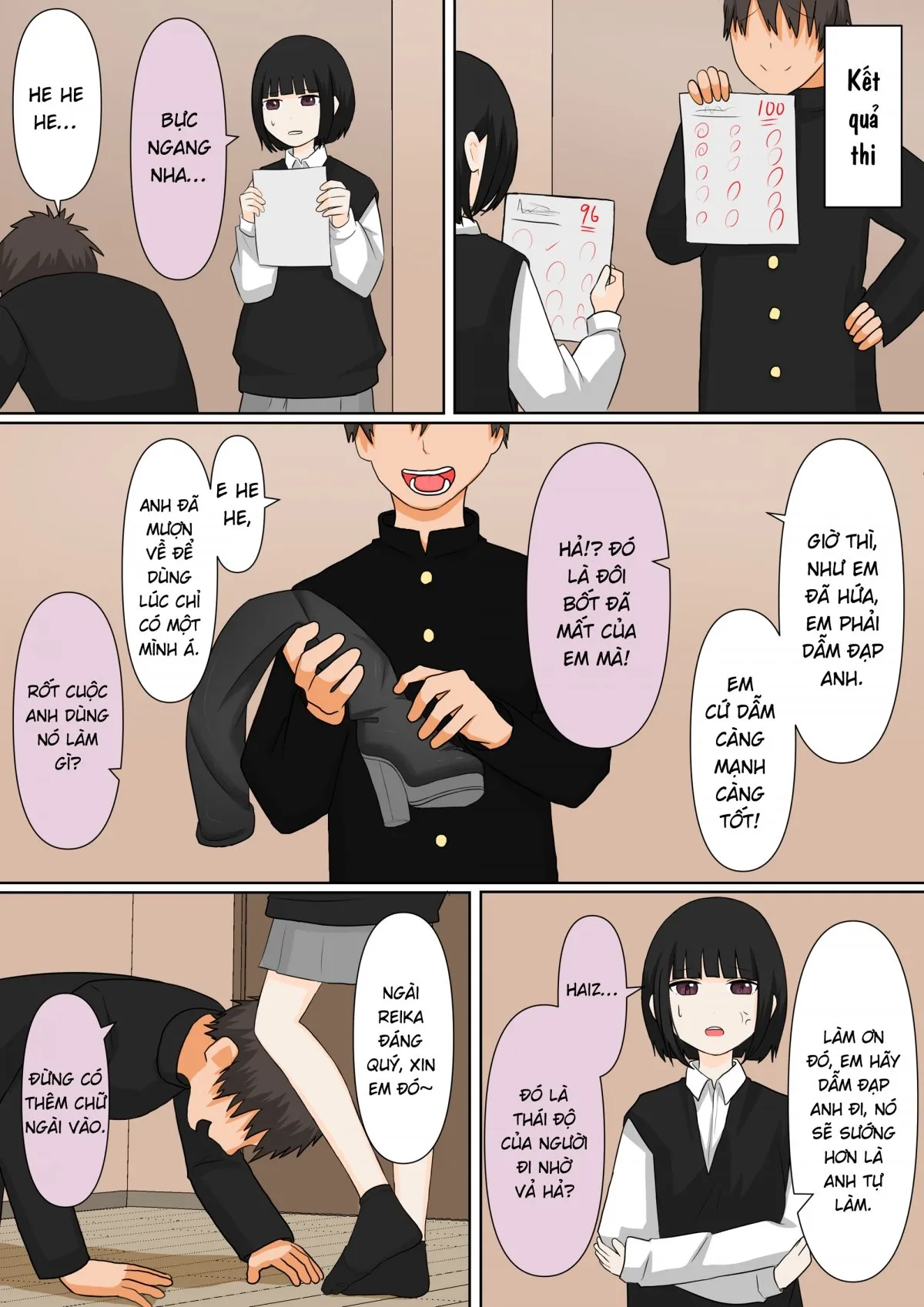 HentaiVN.net - Ảnh 38 - Ashizeme Kanojo _1 [足責め彼女_1] - Oneshot