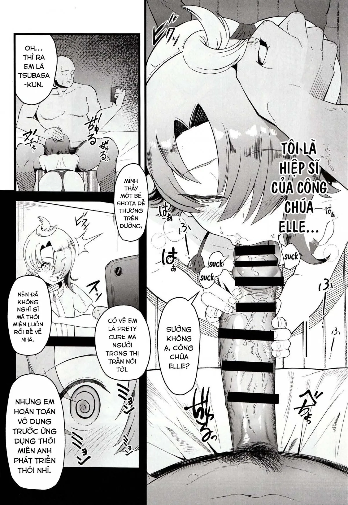 HentaiVN.net - Ảnh 6 - Cure Wing tai Saimin Oji-san (Hirogaru Sky! Precure) - Oneshot