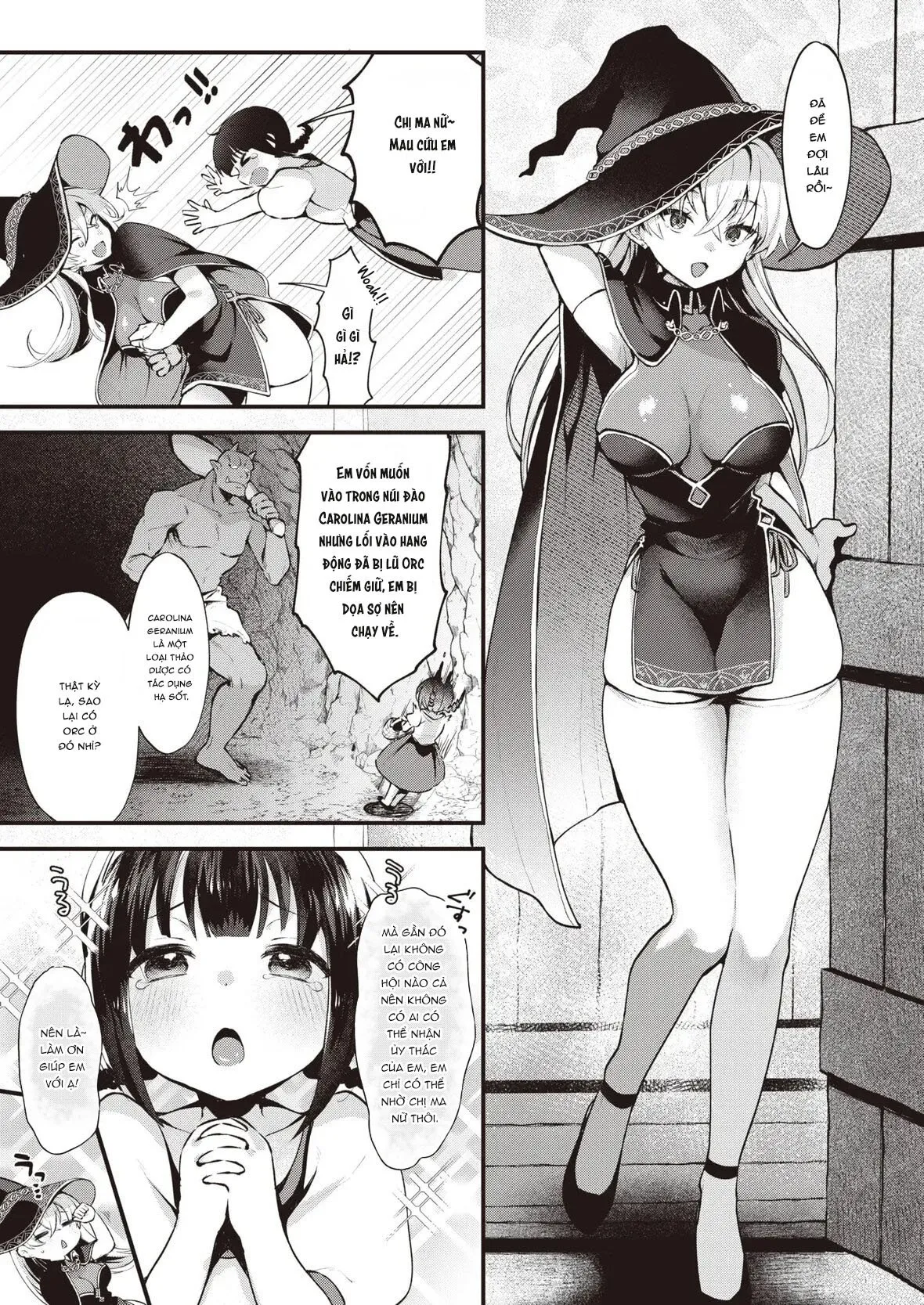 HentaiVN.net - Ảnh 4 - Địt ả phù thủy! [The witch secret] - Oneshot