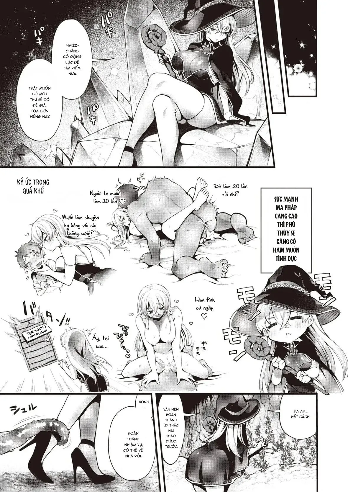 HentaiVN.net - Ảnh 6 - Địt ả phù thủy! [The witch secret] - Oneshot