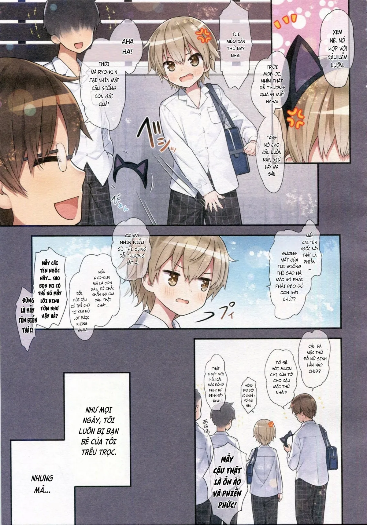 HentaiVN.net - Ảnh 4 - Ryou-chan Sa Ngã khi Trở thành con Gái [TS Shoujo Ryou-chan no Mesu Ochi] - Ngọt.