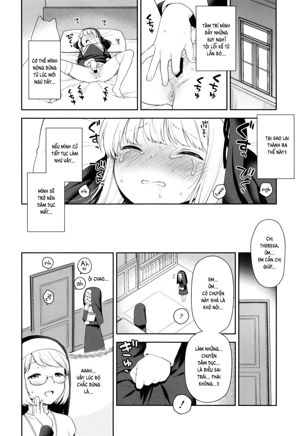 HentaiVN.net - Ảnh 9 - Keiken na Sister Minarai ga Otoko no Tokunou Seieki o Shiboritsukusu Hon - Oneshot