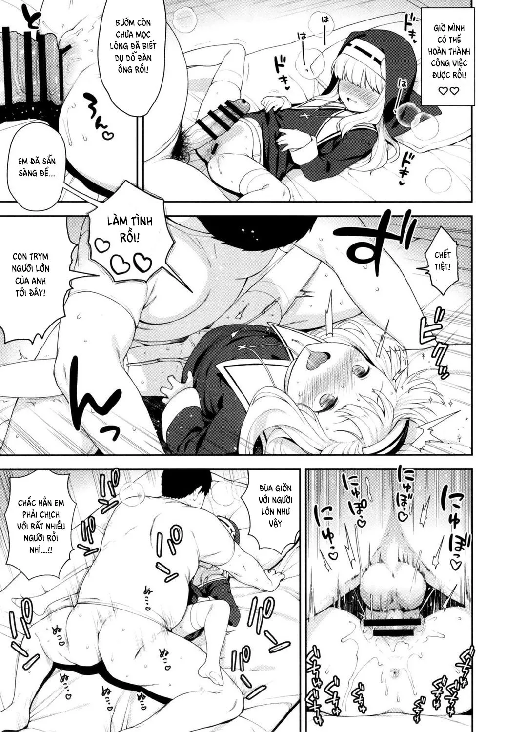 HentaiVN.net - Ảnh 11 - Keiken na Sister Minarai ga Otoko no Tokunou Seieki o Shiboritsukusu Hon - Oneshot