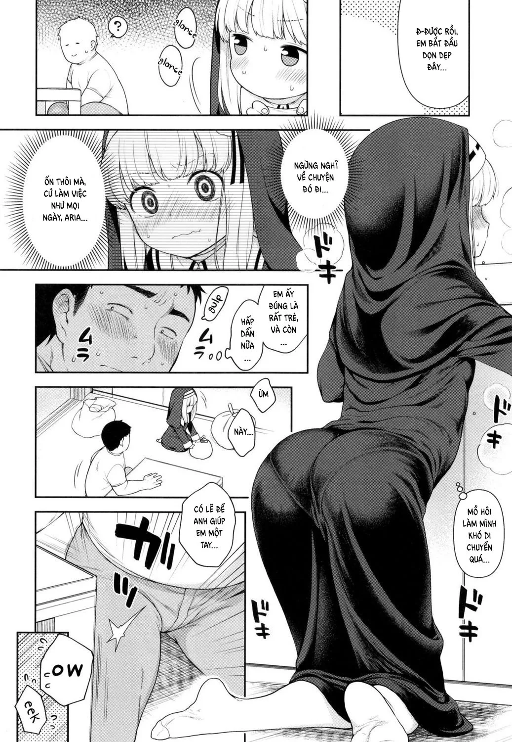 HentaiVN.net - Ảnh 5 - Keiken na Sister Minarai ga Otoko no Tokunou Seieki o Shiboritsukusu Hon - Oneshot