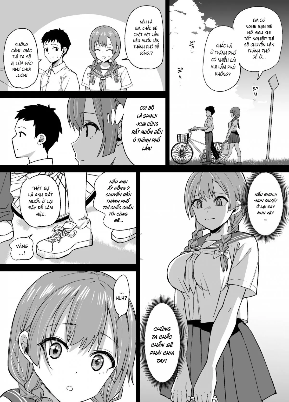 HentaiVN.net - Ảnh 17 - Inaka de wa Kawaii Kanojo wo Furyou no Senpai ni Netorare [ではかわいい彼女を不良の先輩に寝取られる] - Oneshot