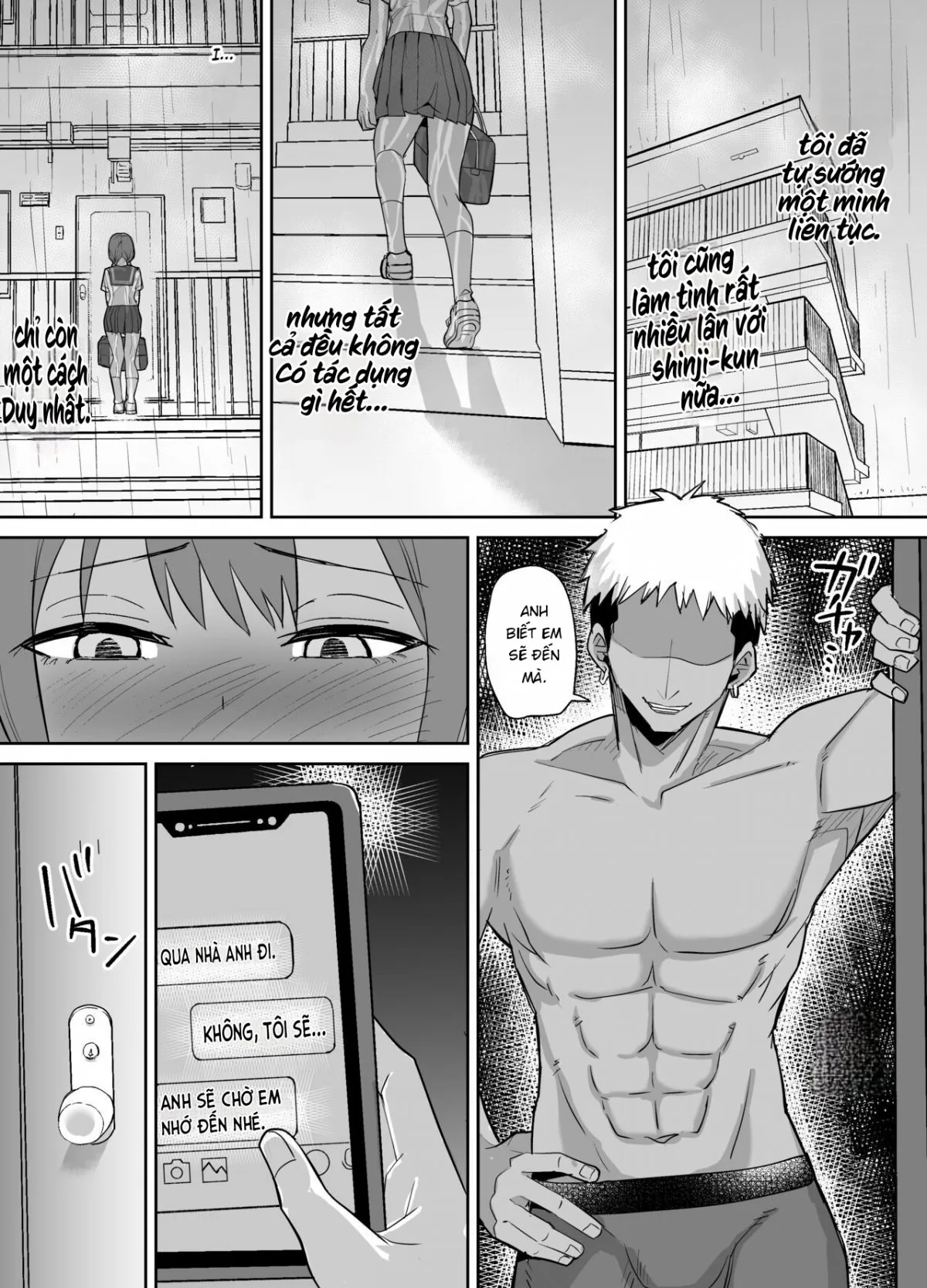 HentaiVN.net - Ảnh 22 - Inaka de wa Kawaii Kanojo wo Furyou no Senpai ni Netorare [ではかわいい彼女を不良の先輩に寝取られる] - Oneshot
