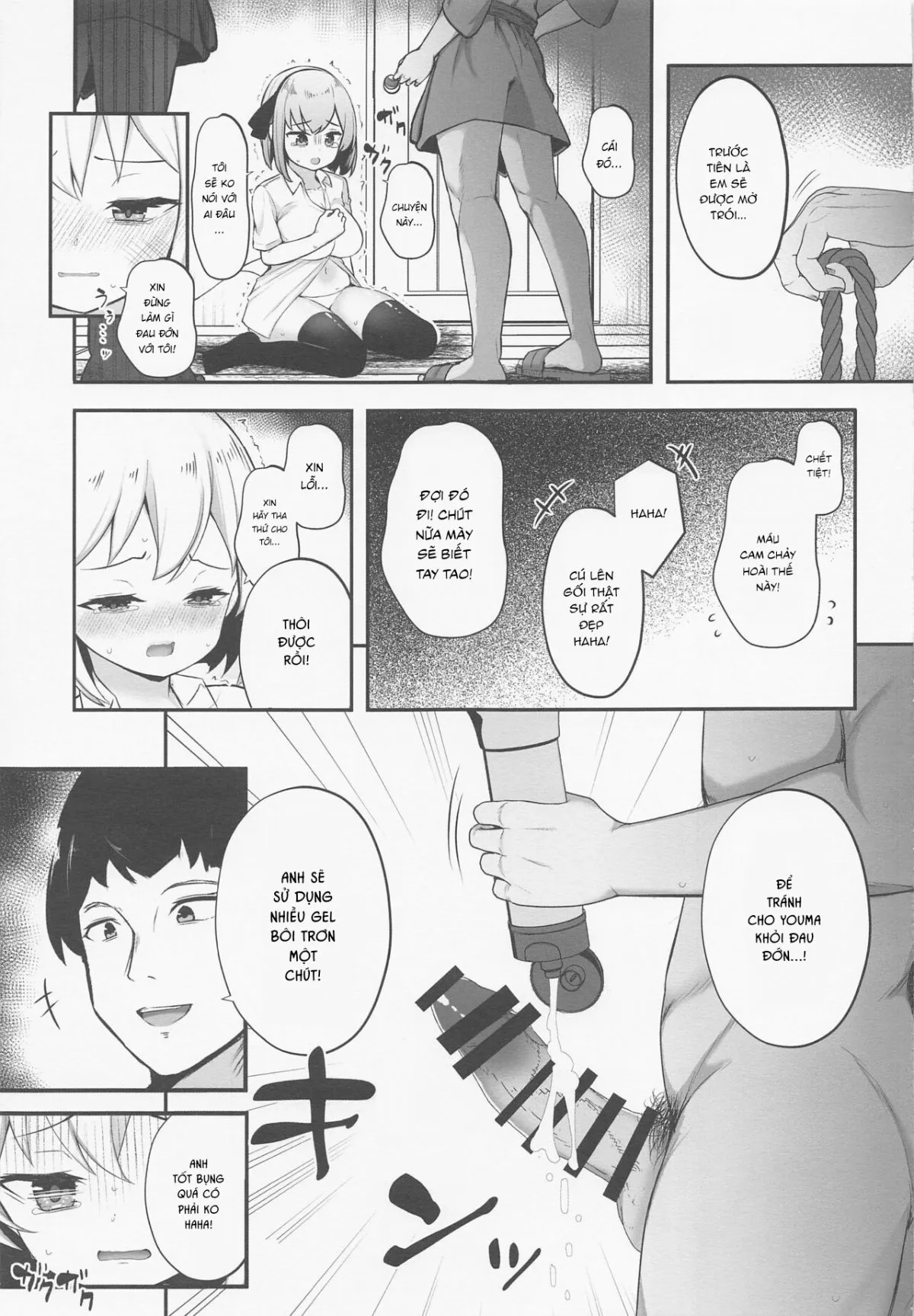 HentaiVN.net - Ảnh 4 - Bị bắt cóc hiếp dâm trong núi sâu - Oneshot