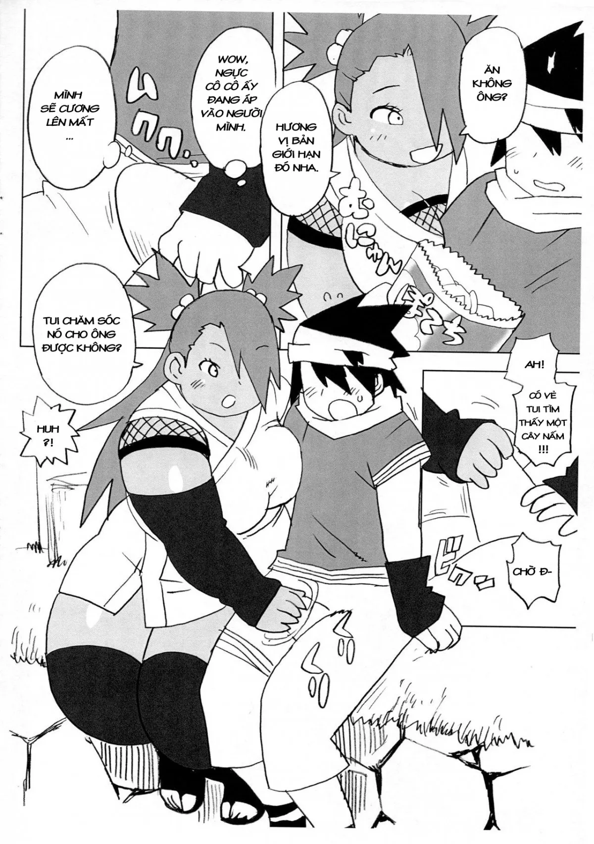 HentaiVN.net - Ảnh 4 - Akimichi Chocho Tadaima Kunoichi Shugyochu (Boruto) [Boruto Doujjinshi] - Chap 1