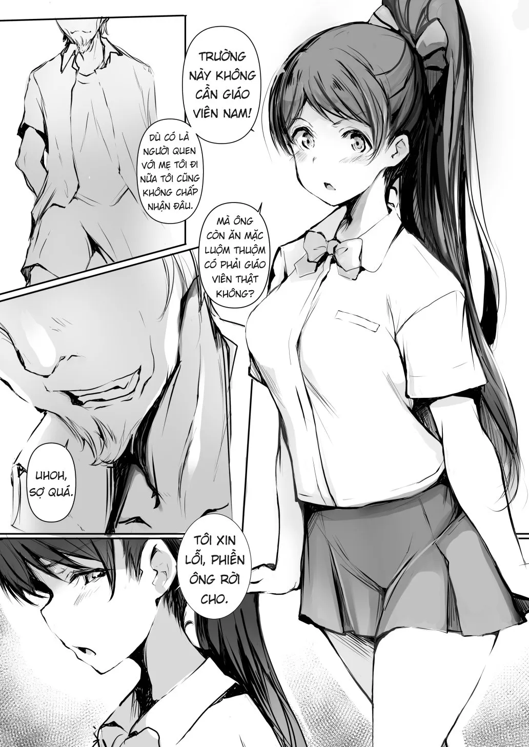 HentaiVN.net - Ảnh 3 - ￮￮ is not Suitable here! [￮￮ wa Fusawashiku Arimasen!] - Oneshot