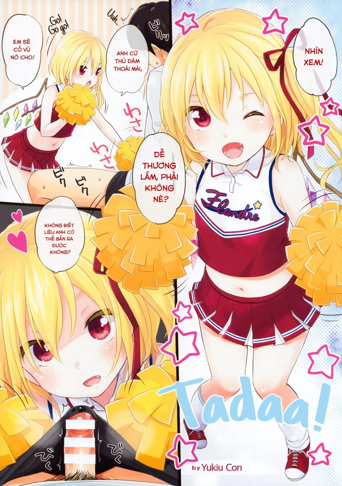 HentaiVN.net - Ảnh 9 - Cổ vũ cho anh yêu! [Cheek!] - Oneshot