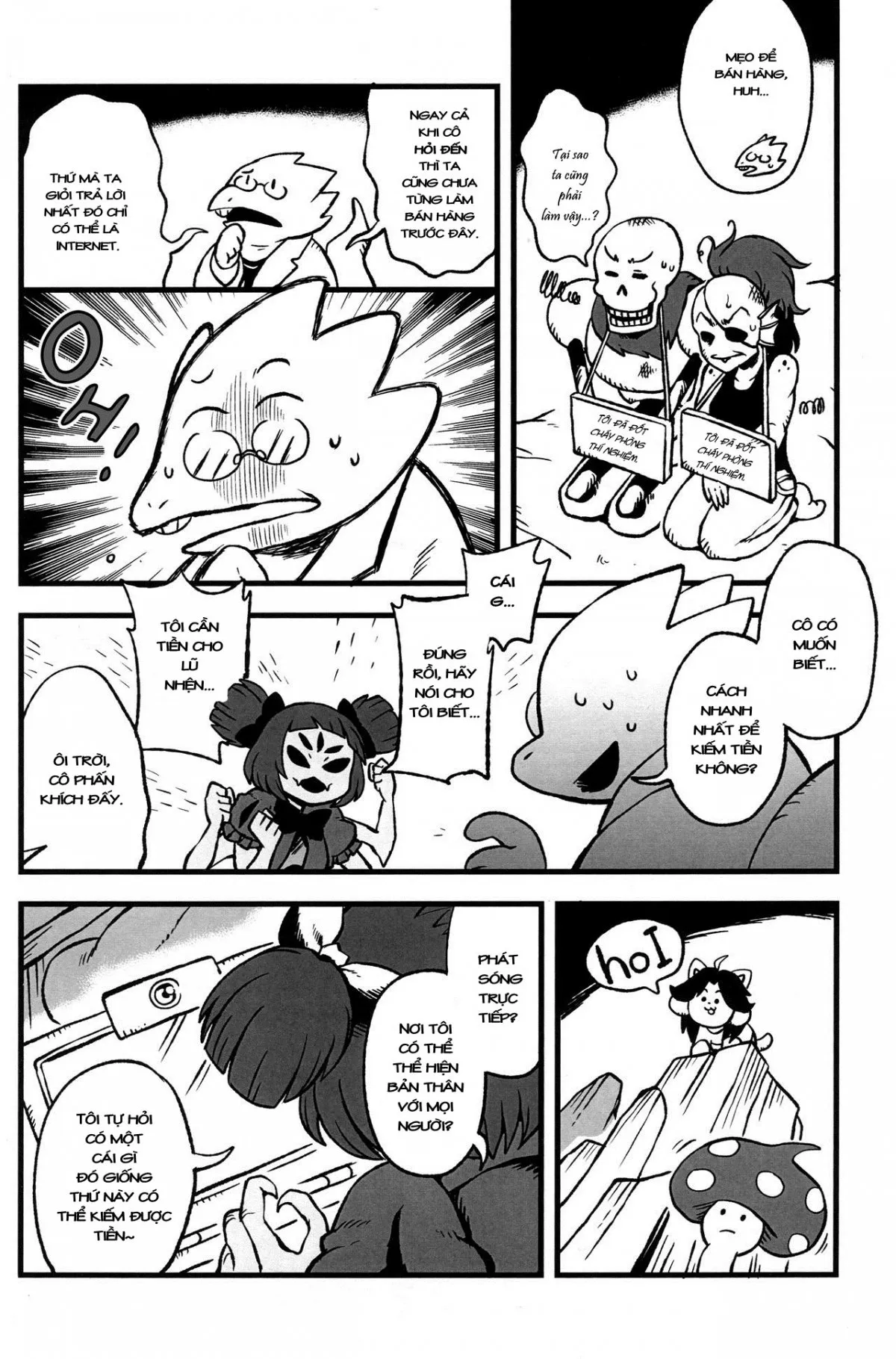 HentaiVN.net - Ảnh 5 - Midnight Muffet Live (Undertale) [Mayonaka no Muffet Live] - Oneshot