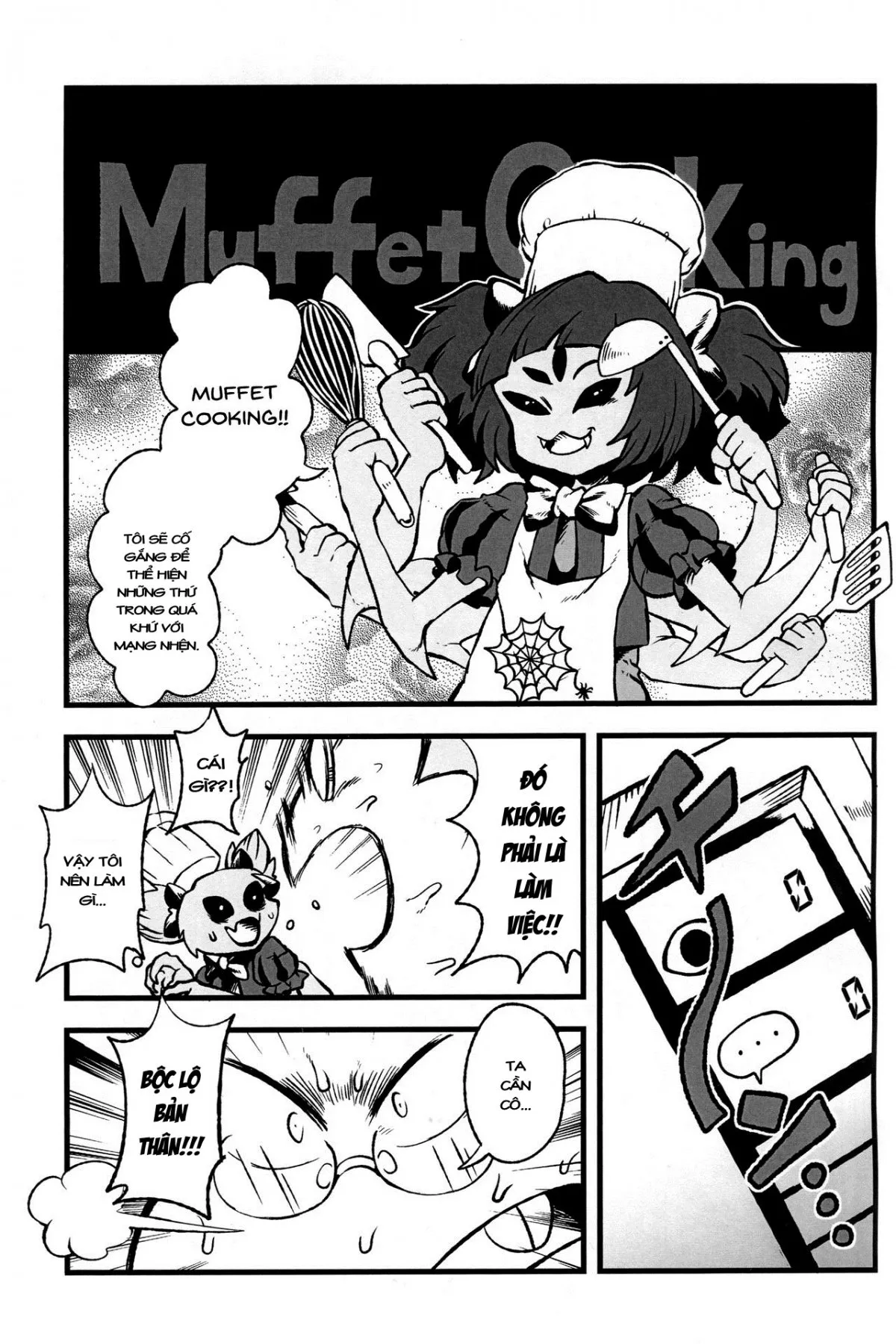 HentaiVN.net - Ảnh 6 - Midnight Muffet Live (Undertale) [Mayonaka no Muffet Live] - Oneshot