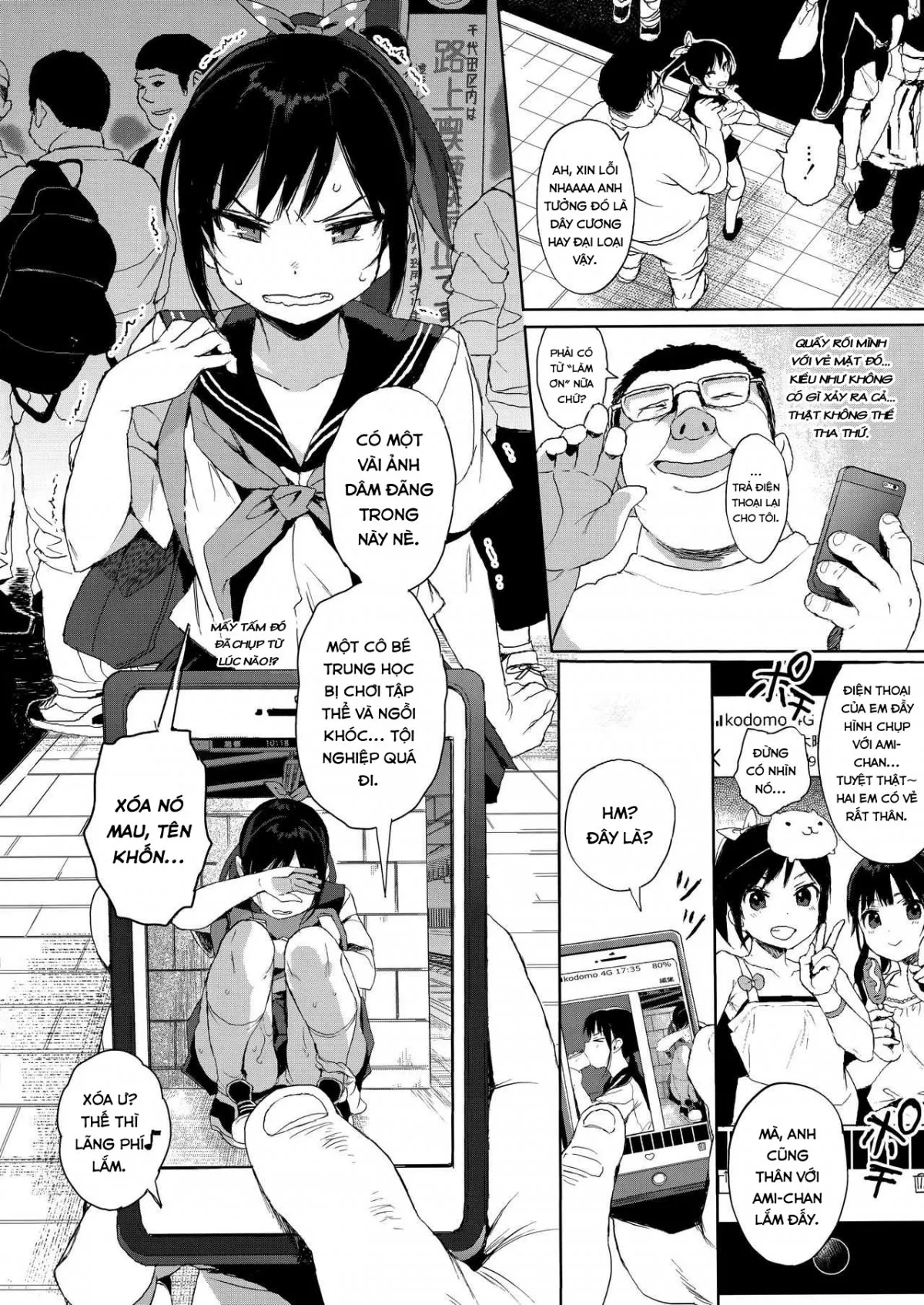 HentaiVN.net - Ảnh 4 - JC Chikan de Seikyouiku 2 [Molesting a Middle Schooler for Sex Education 2] - Oneshot