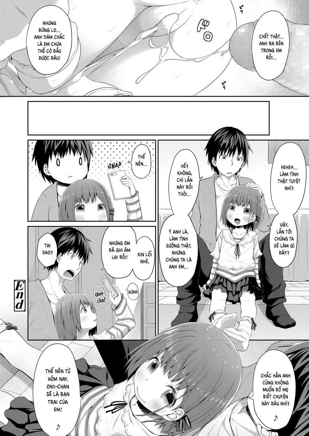 HentaiVN.net - Ảnh 15 - Precocious Elementary-Schooler Immature Little-Sister [Susundeiru JS Okureta Imouto] - Oneshot