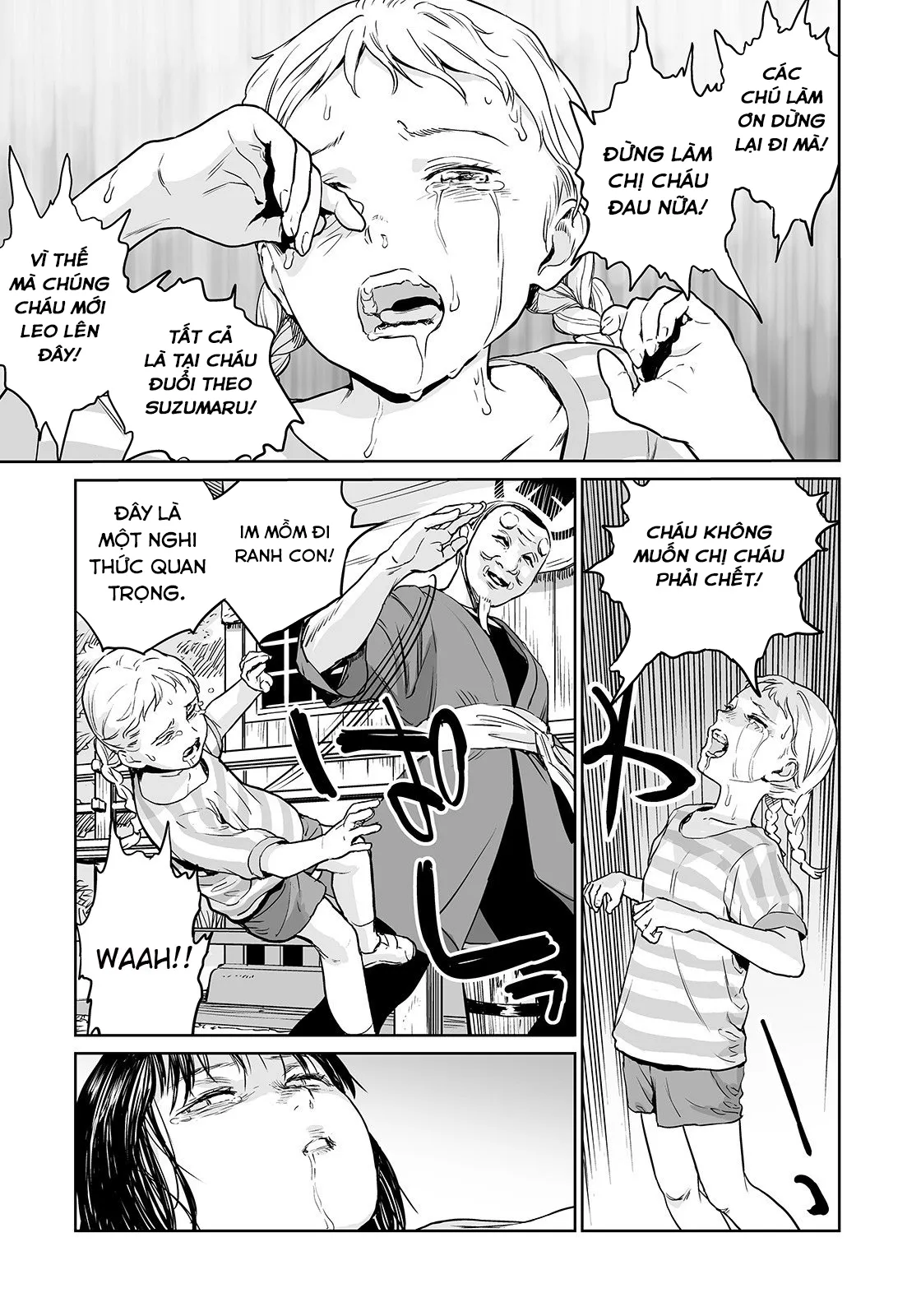 HentaiVN.net - Ảnh 13 - Ngọn núi của Bảo Thực Thần [オオゲツヒメの山; Oogetsuhime no Yama; The Mountain of Amputee Princesses] - Oneshot