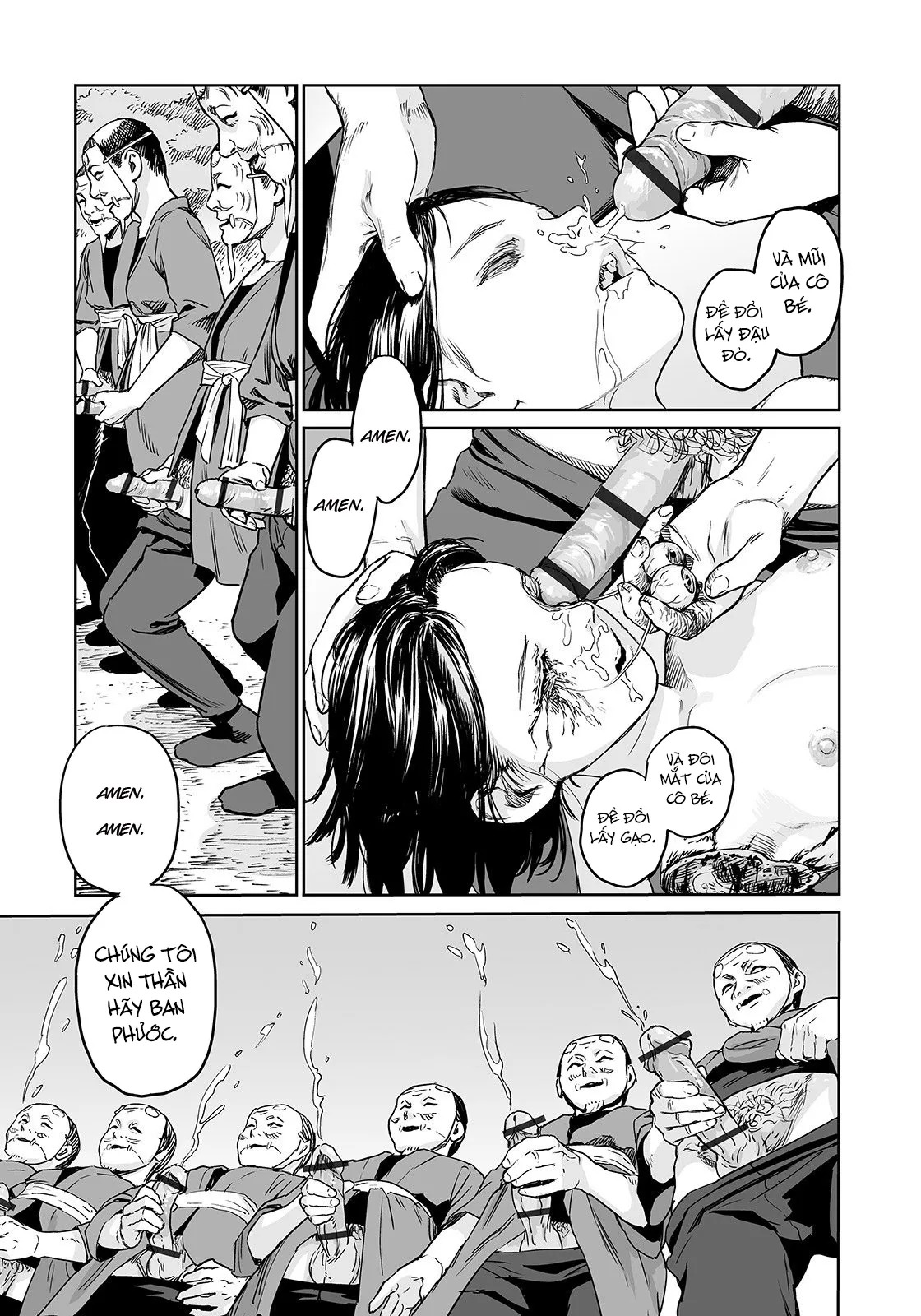 HentaiVN.net - Ảnh 17 - Ngọn núi của Bảo Thực Thần [オオゲツヒメの山; Oogetsuhime no Yama; The Mountain of Amputee Princesses] - Oneshot